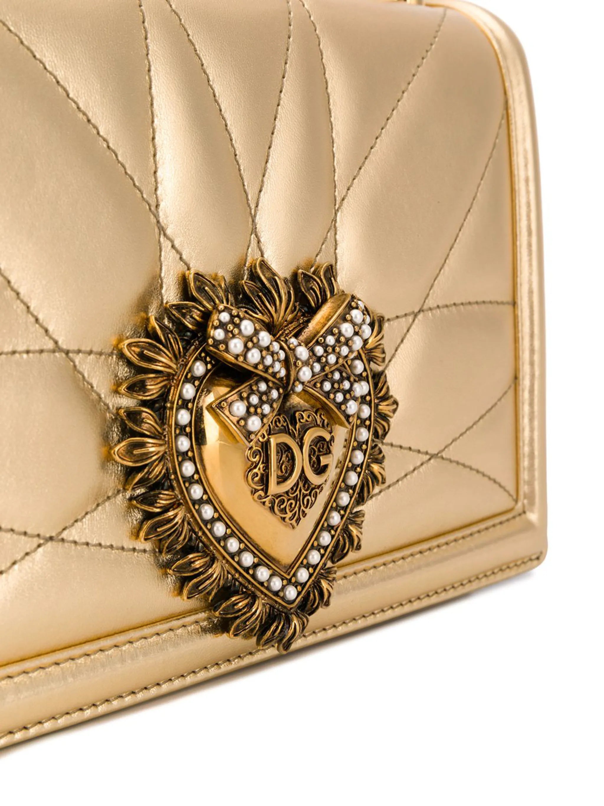 medium Devotion quilted crossbody bag