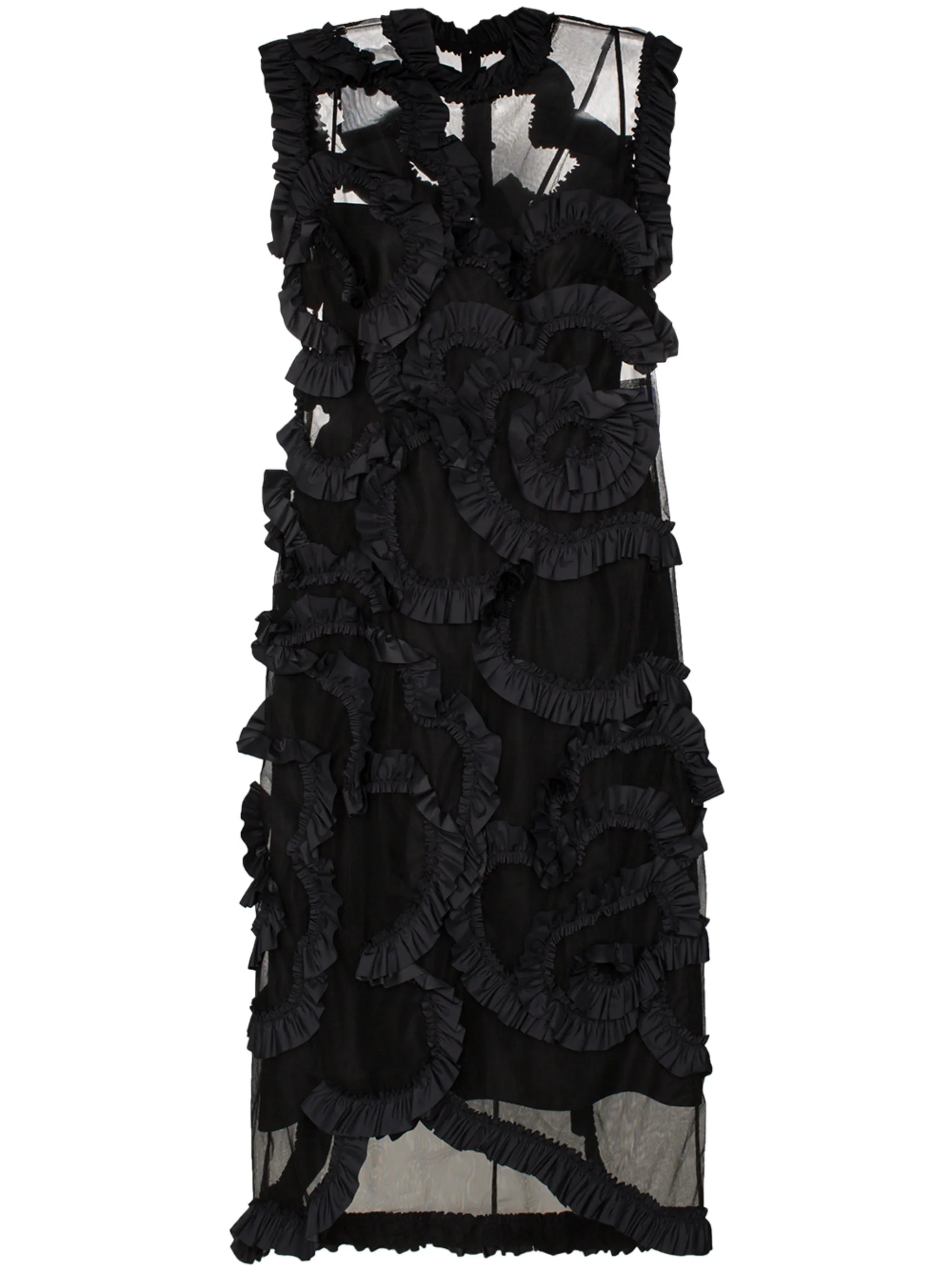 x Simone Rocha ruffled midi dress