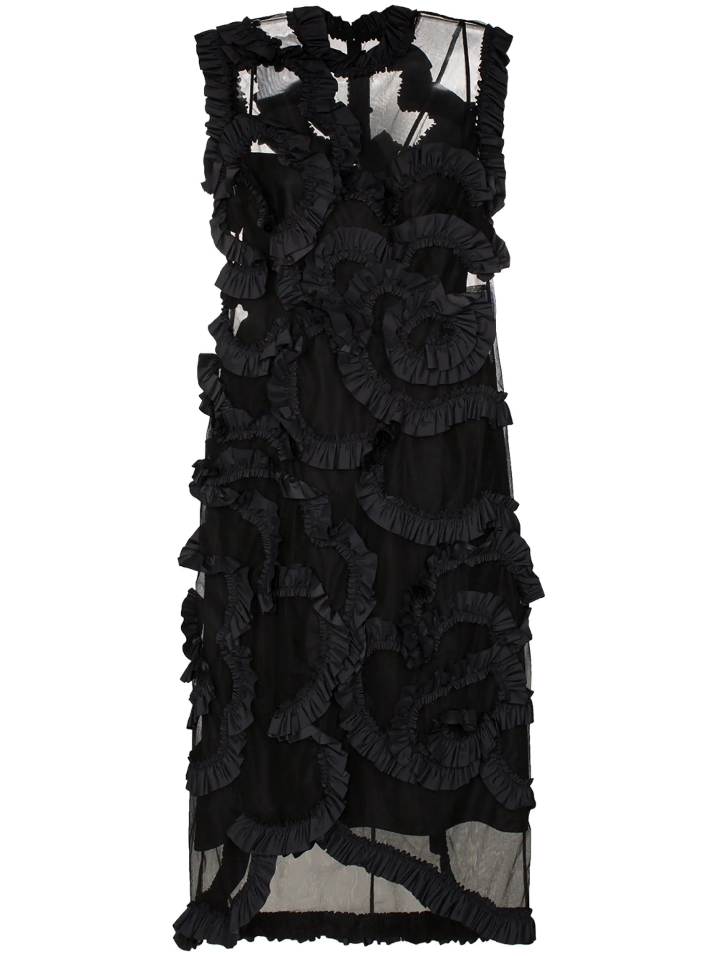 x Simone Rocha ruffled midi dress