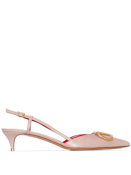 VLogo Signature slingback pumps