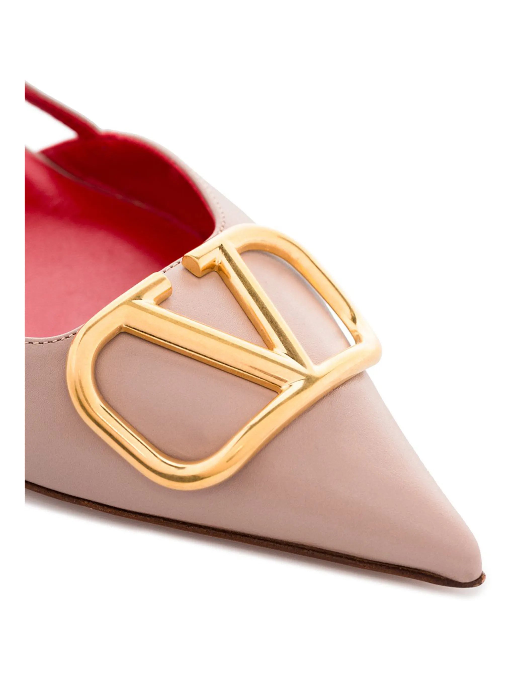 40mm VLogo Signature slingback pumps