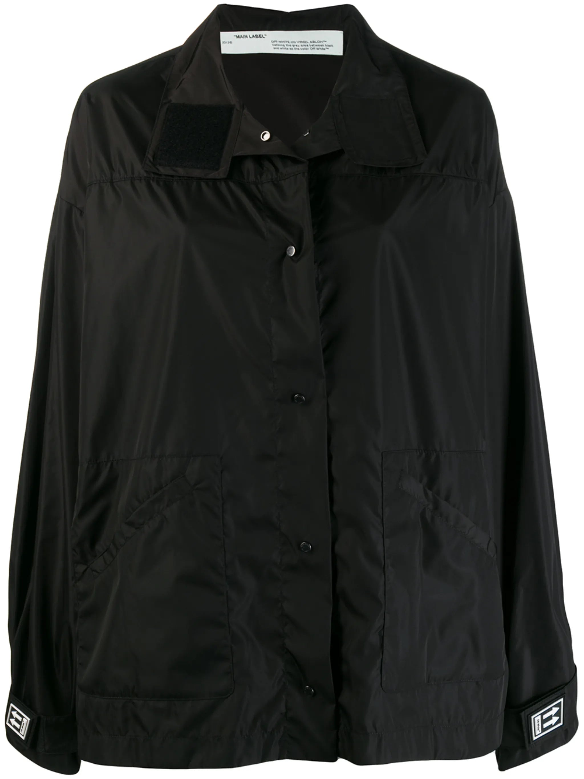 logo patch track jacket