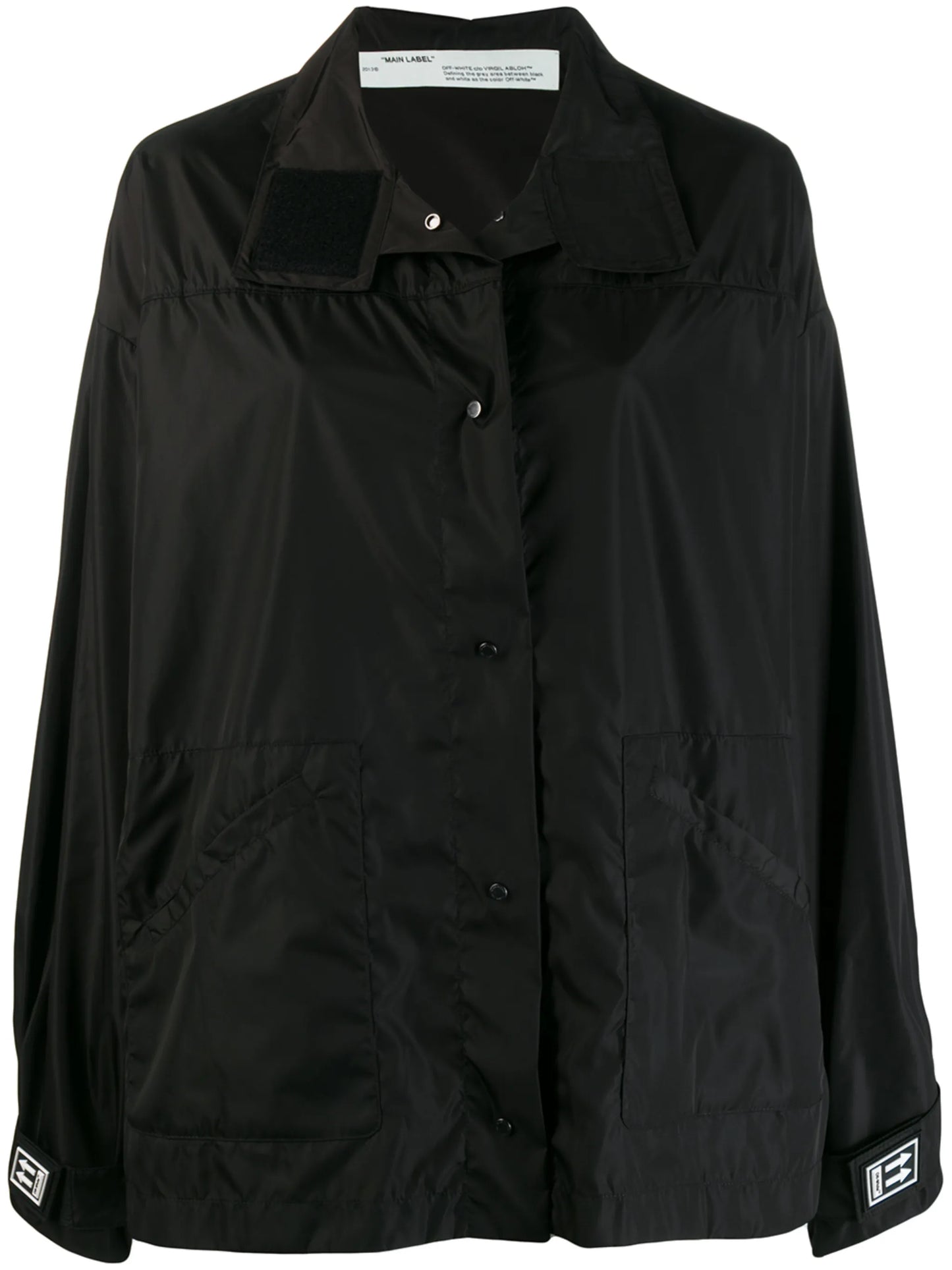 logo patch track jacket
