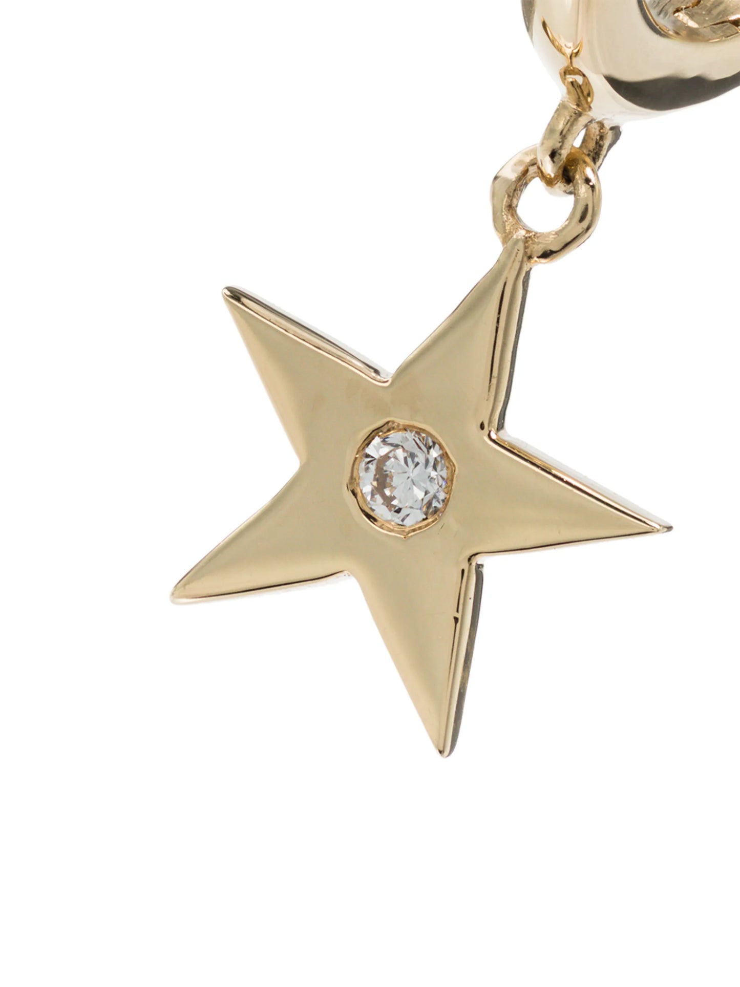 Hoop Star single earring