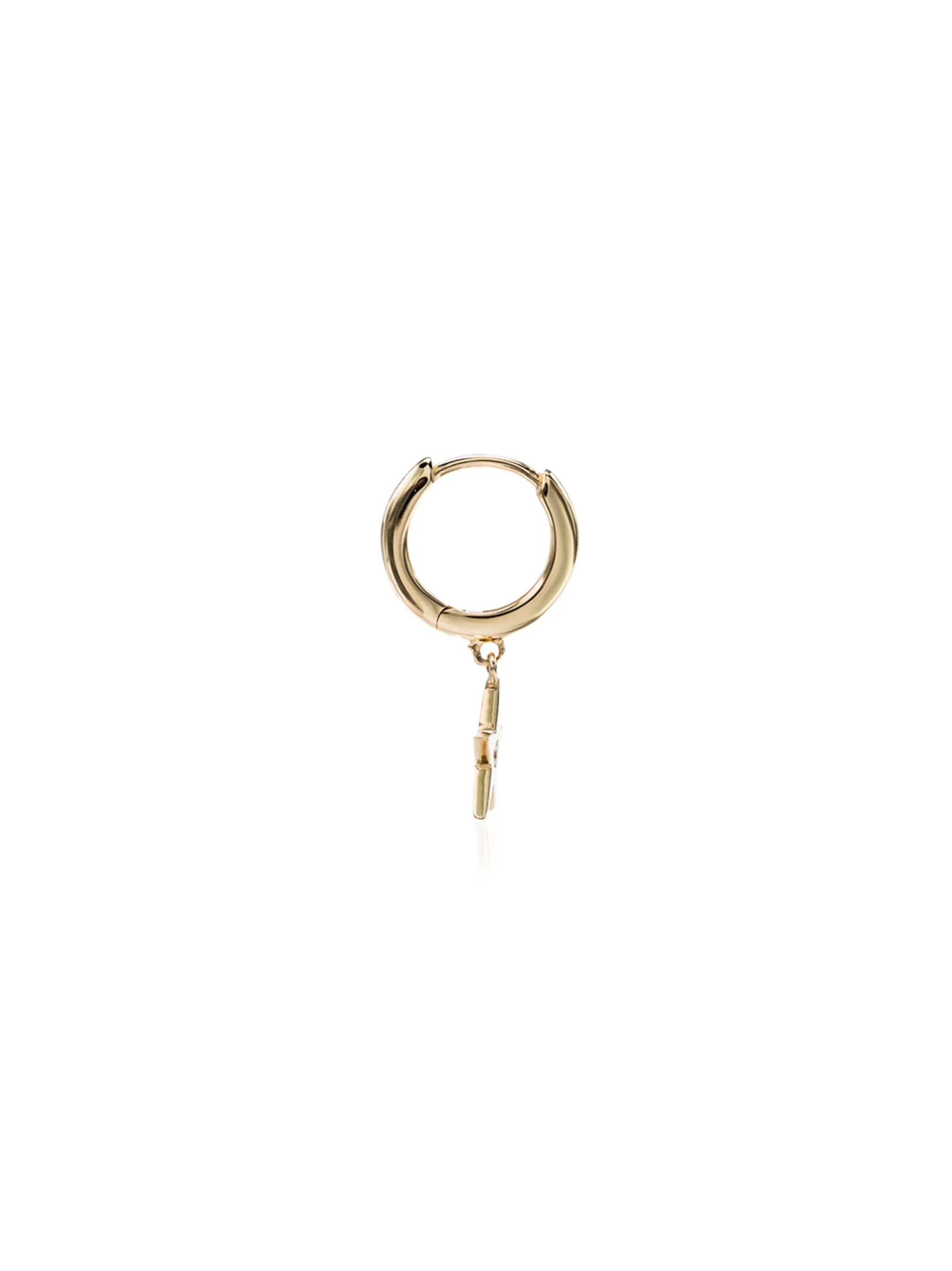 Hoop Star single earring