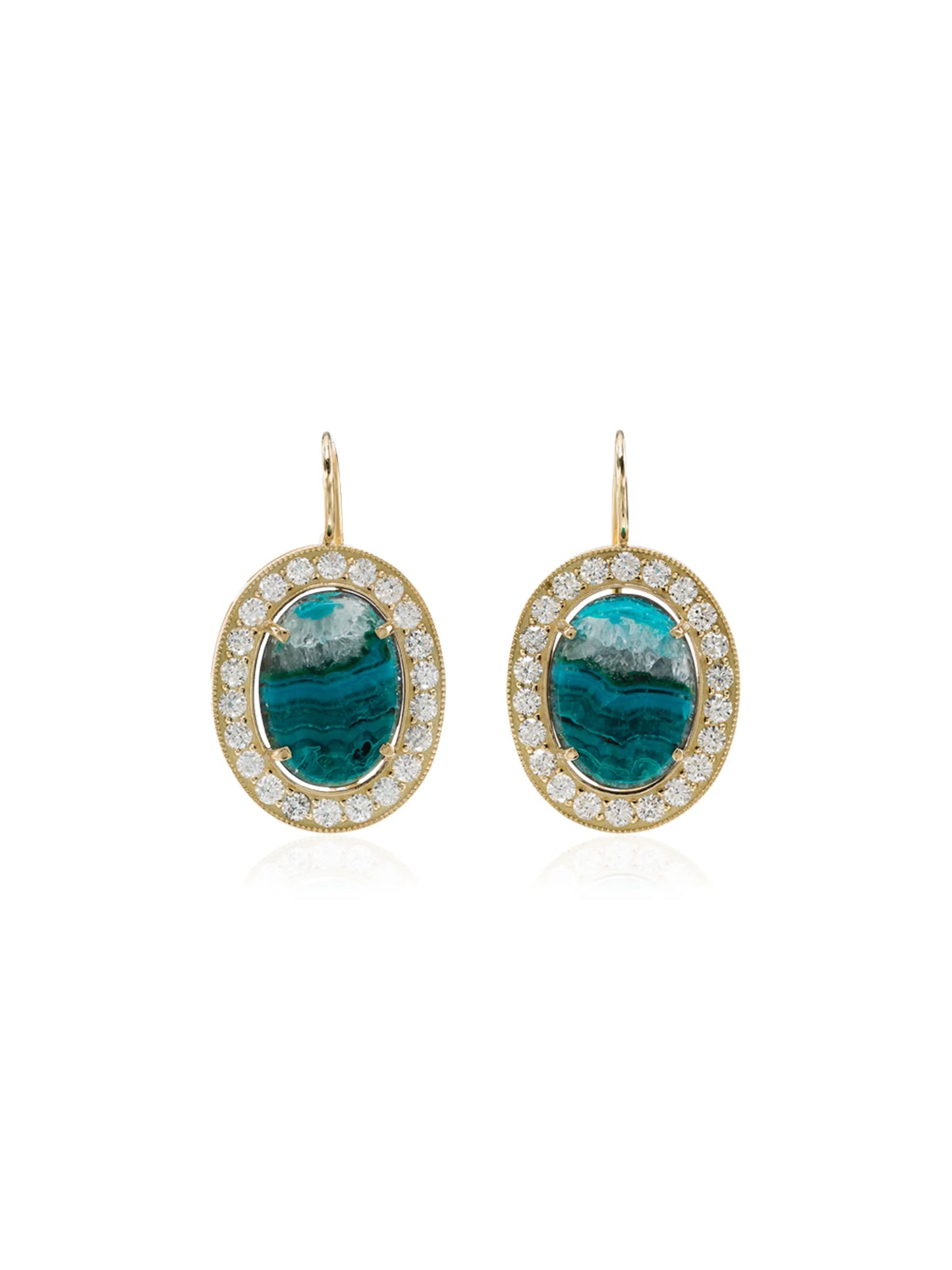 opal and diamond earrings