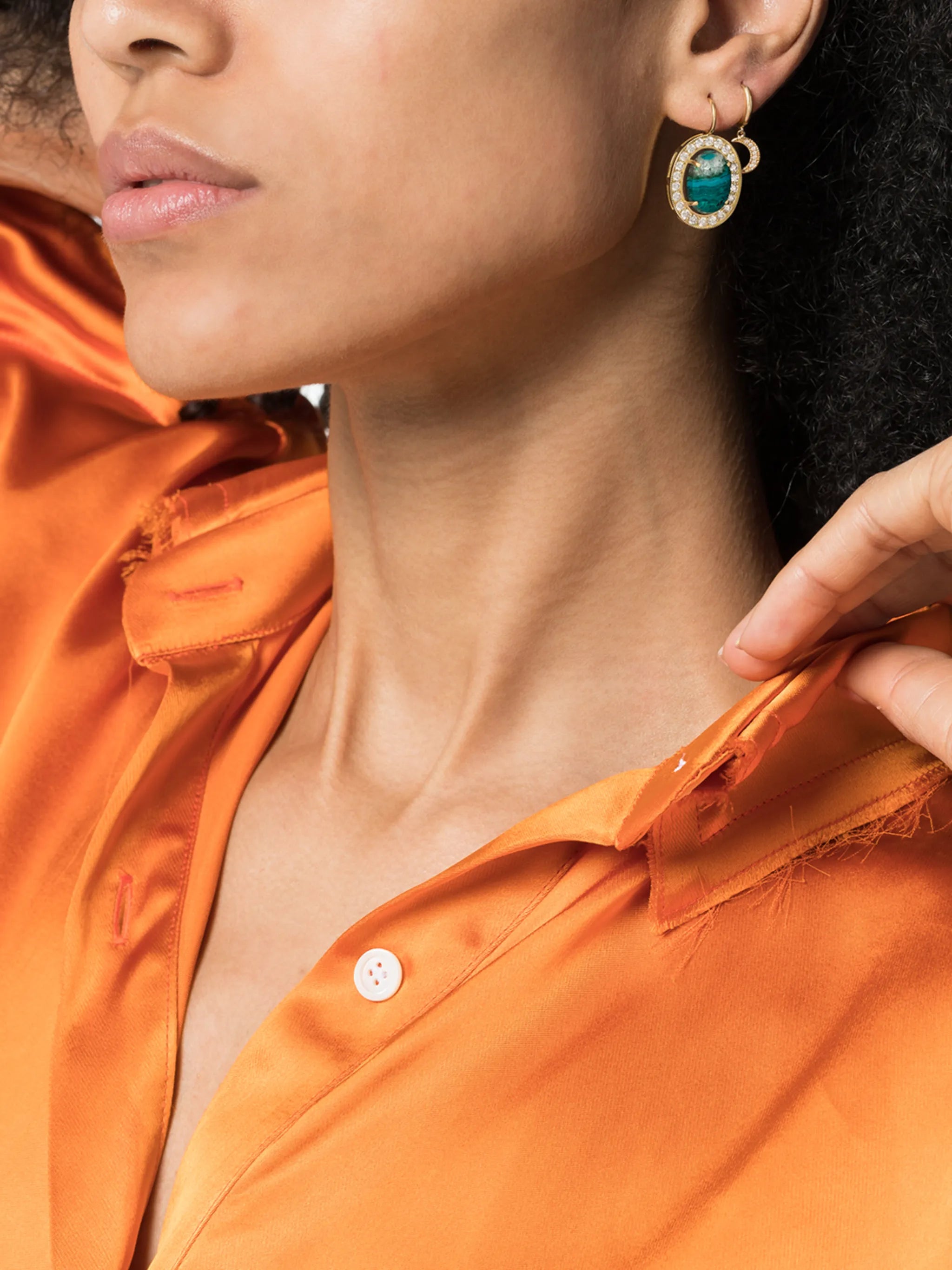 opal and diamond earrings