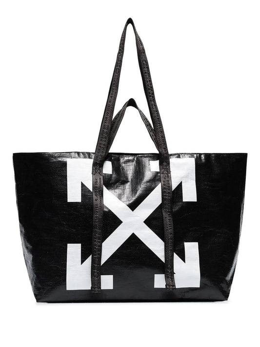 Commercial arrow logo tote bag