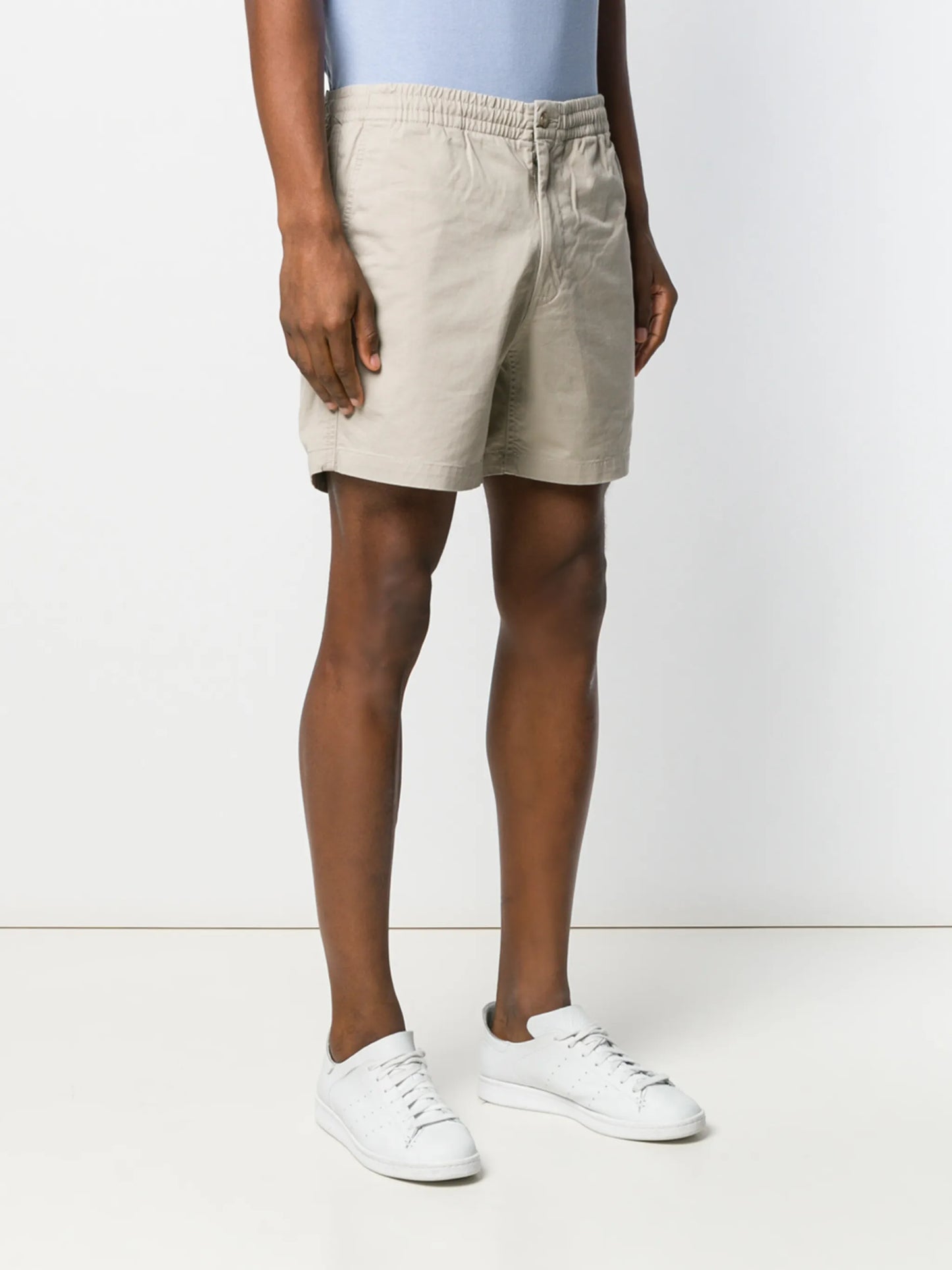 logo-embroidered elasticated-waist shorts