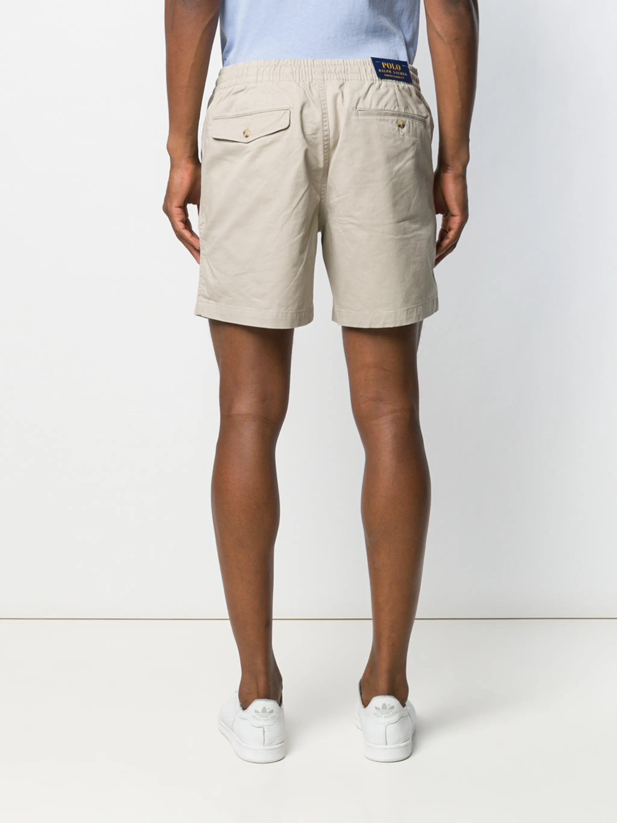 logo-embroidered elasticated-waist shorts