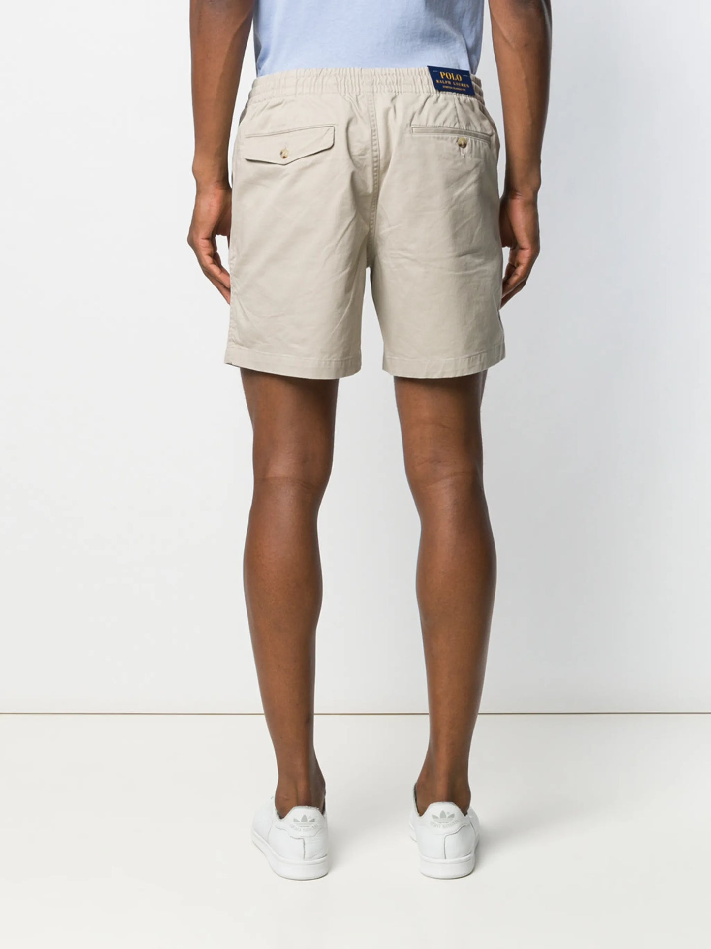 logo-embroidered elasticated-waist shorts