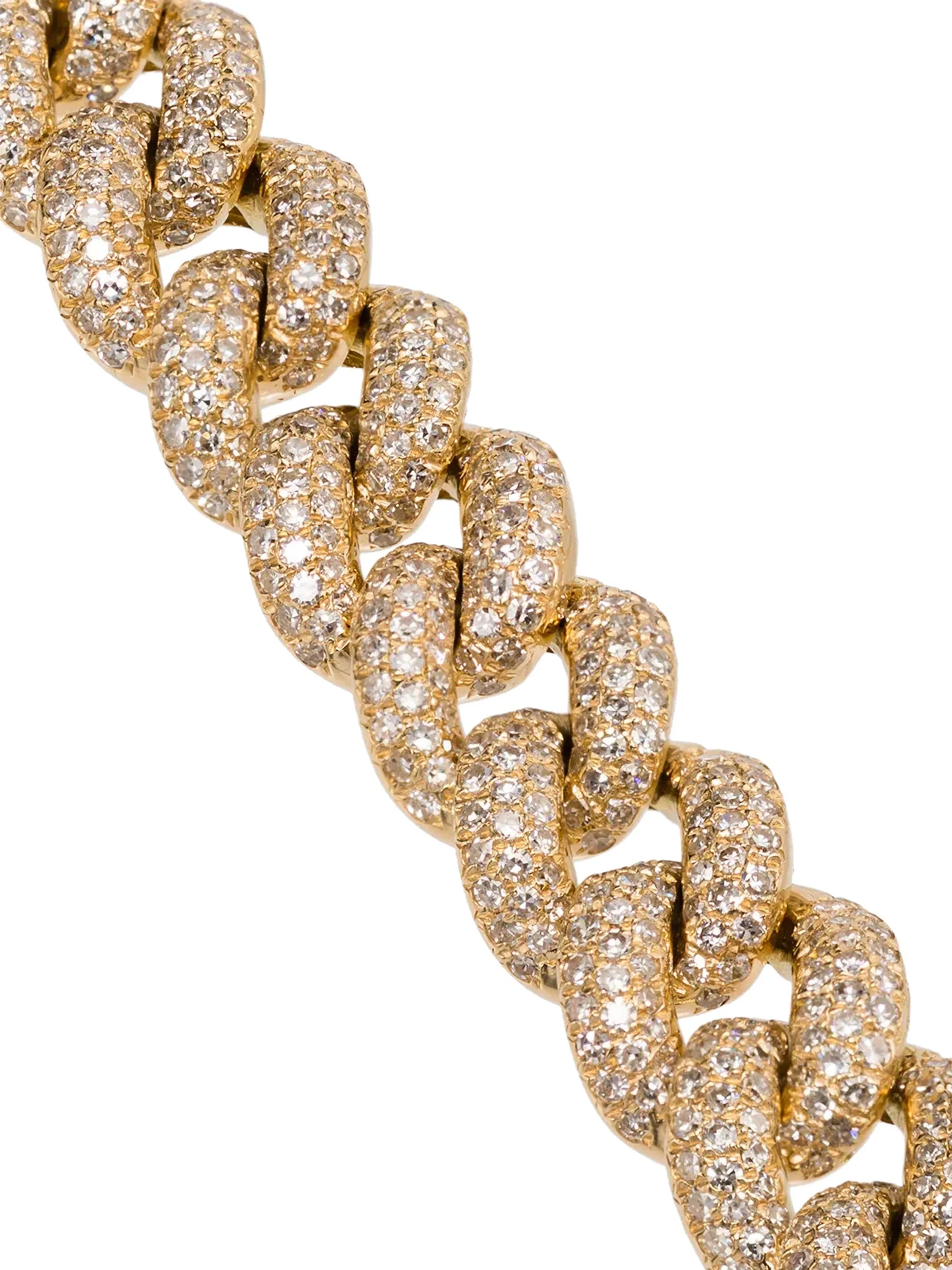 diamond chain bracelet