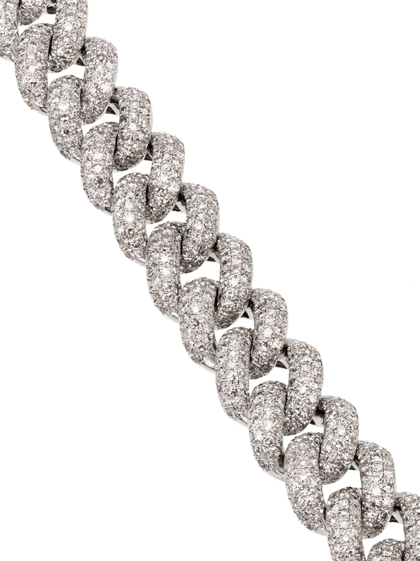 18kt gold Essential diamond link bracelet