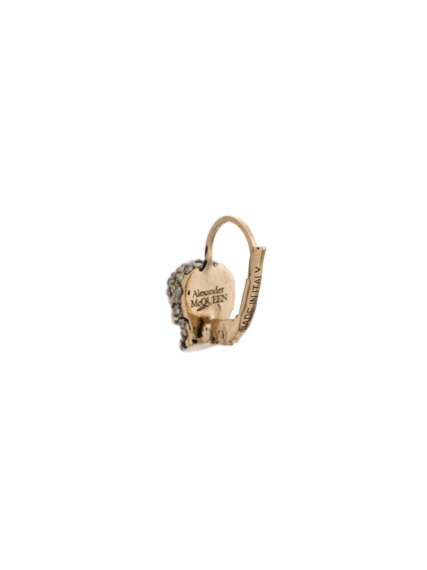 crystal-embellished skull earrings