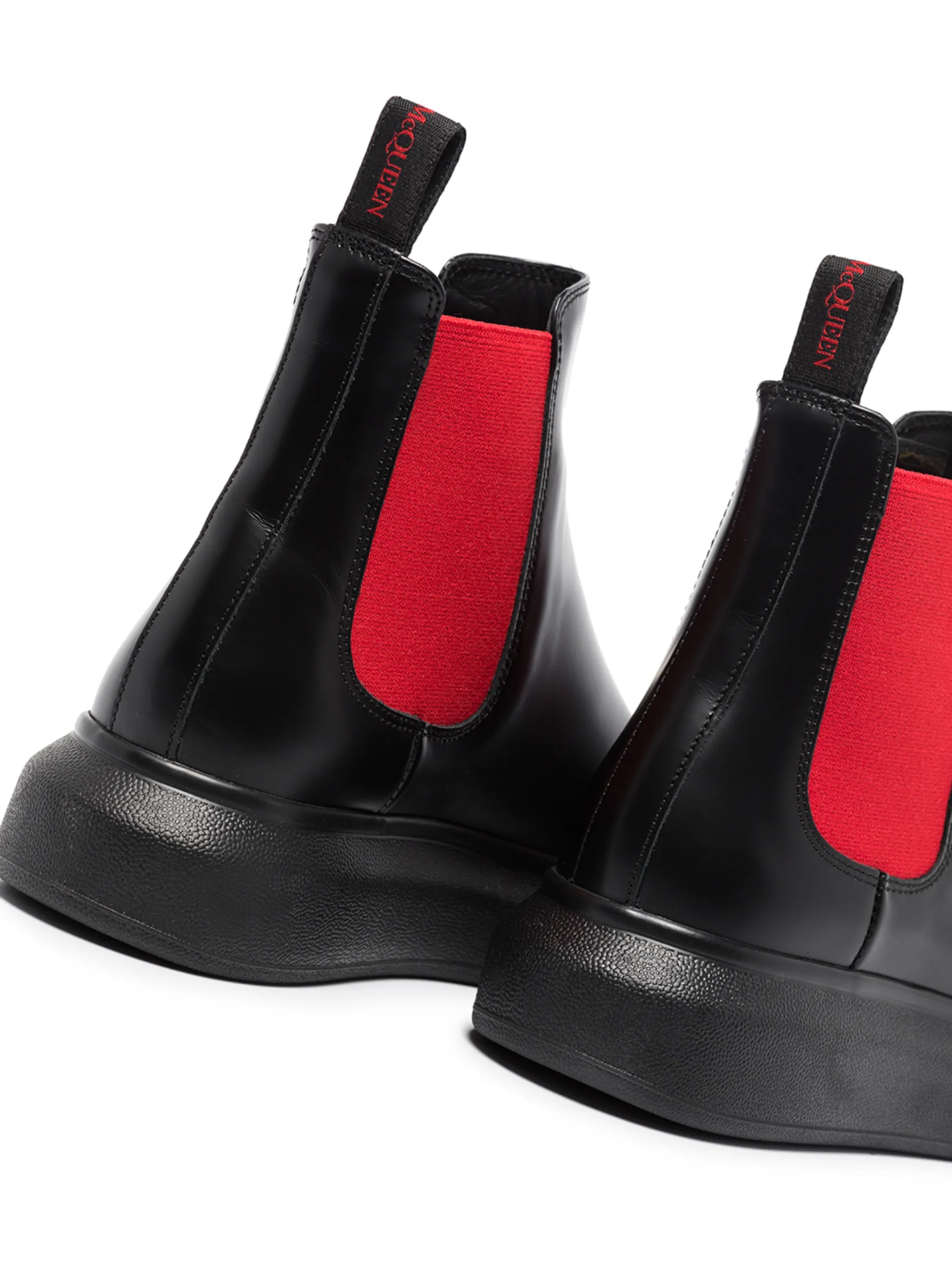 contrast panel Chelsea boots