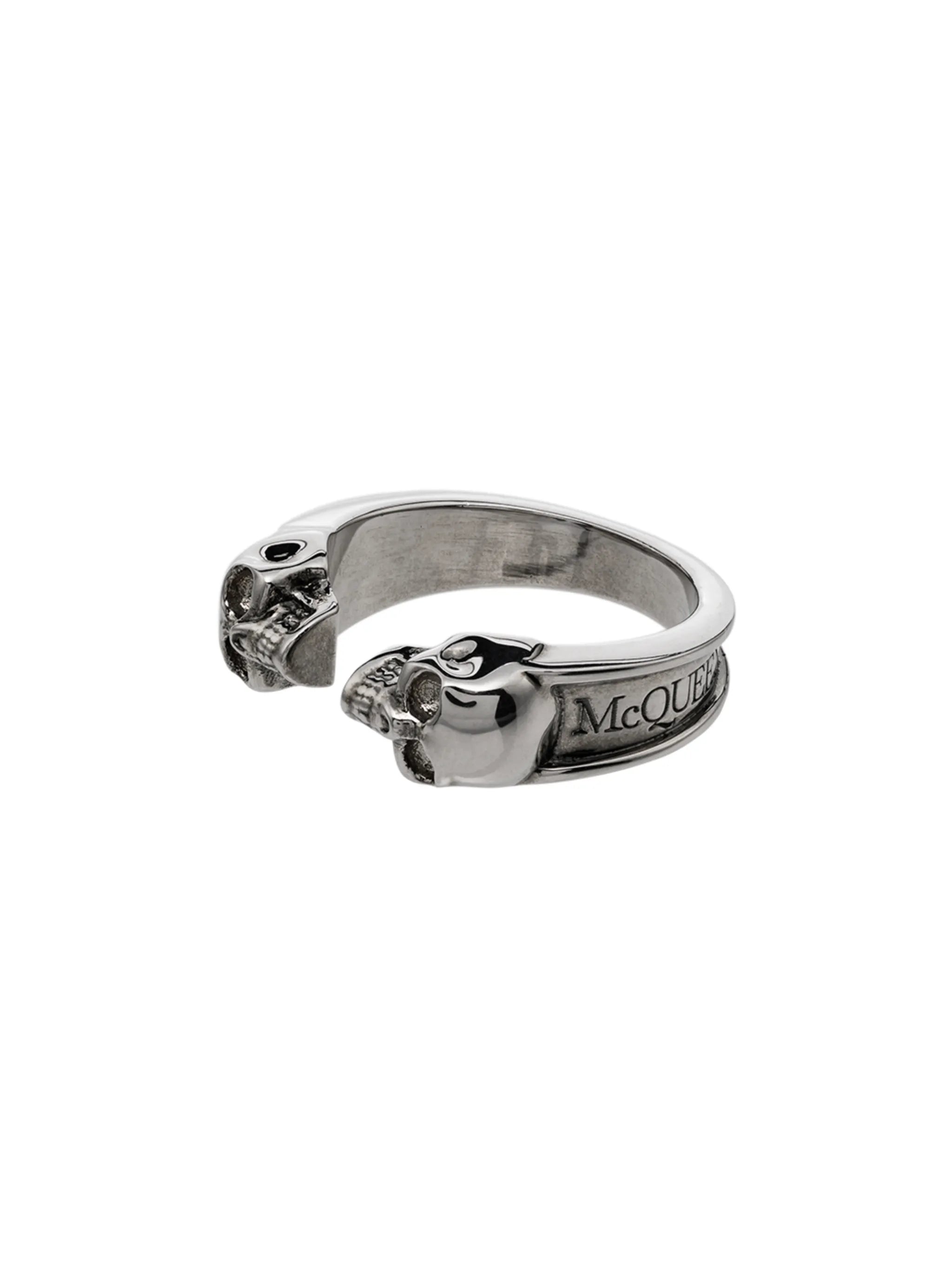 Twin skull ring