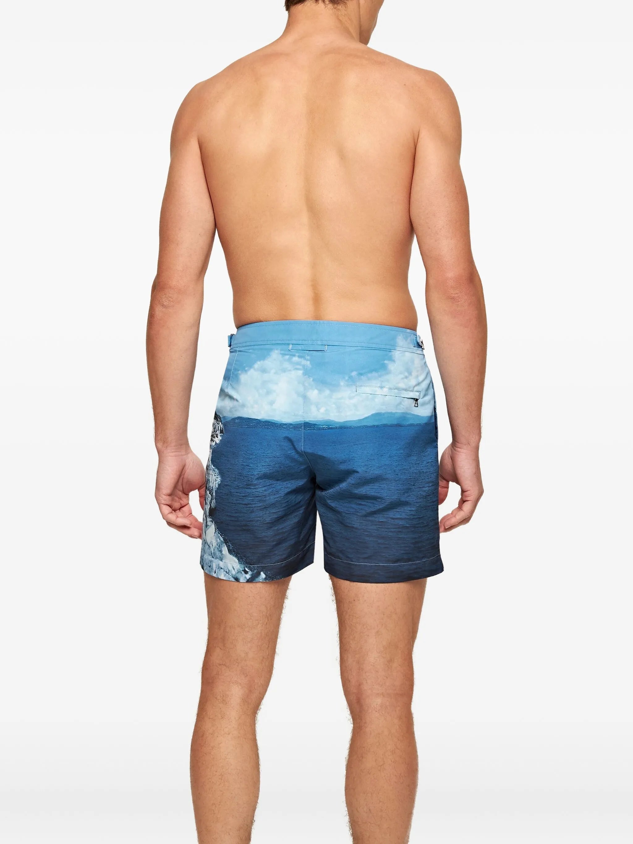 Bulldog Hulton print swim shorts