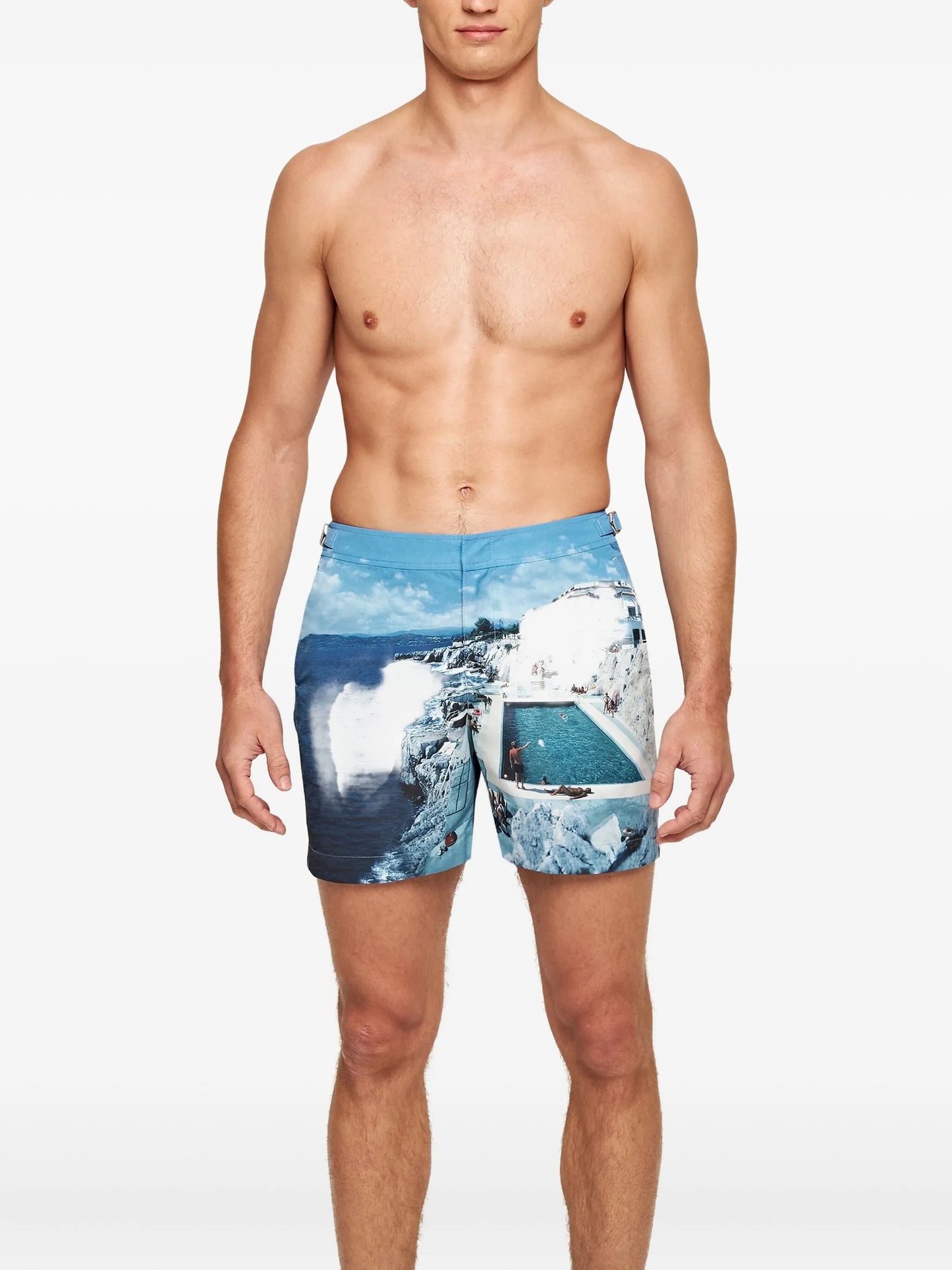 Bulldog Hulton print swim shorts