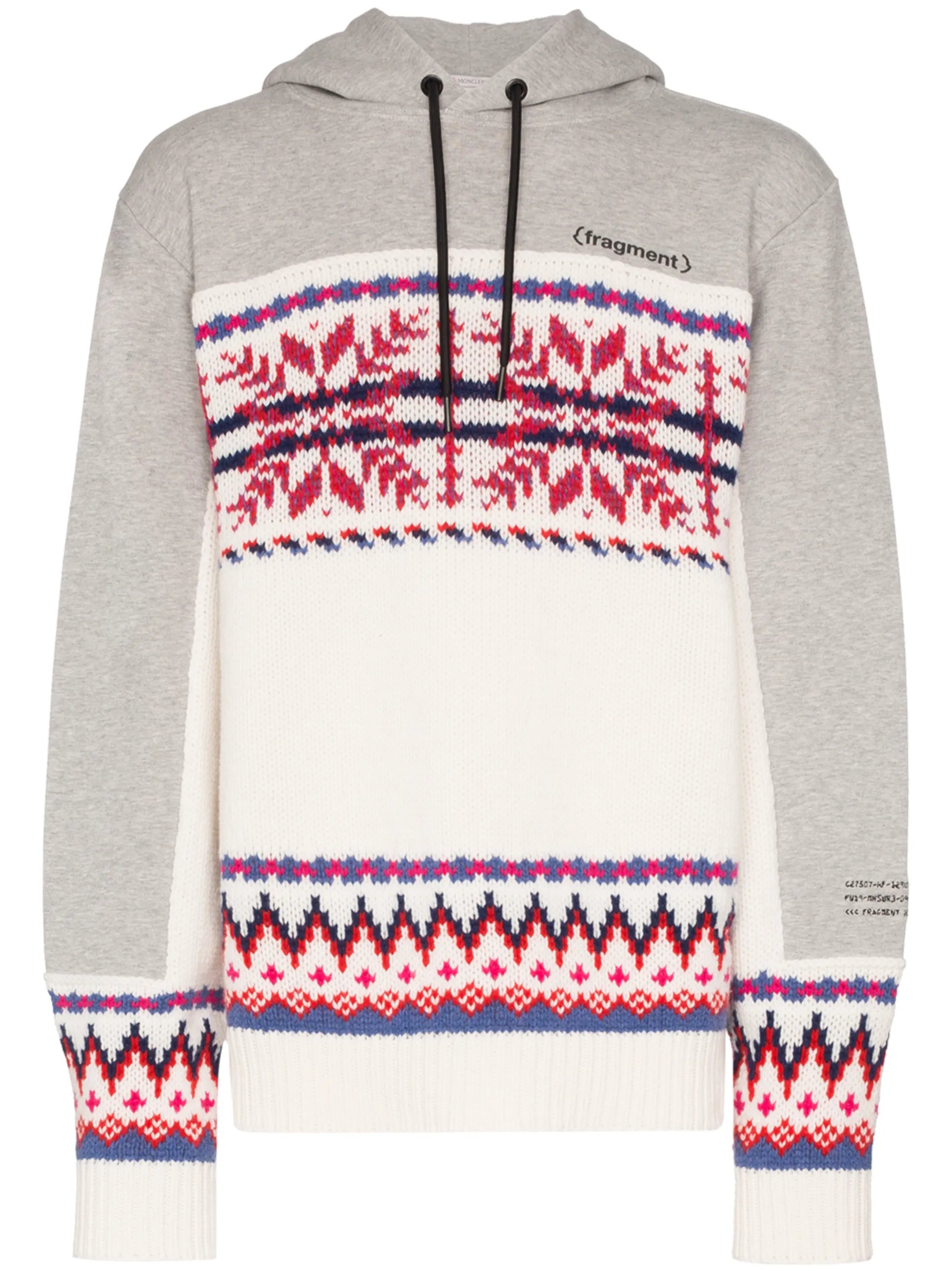 x Fragment fair isle knit sweatshirt