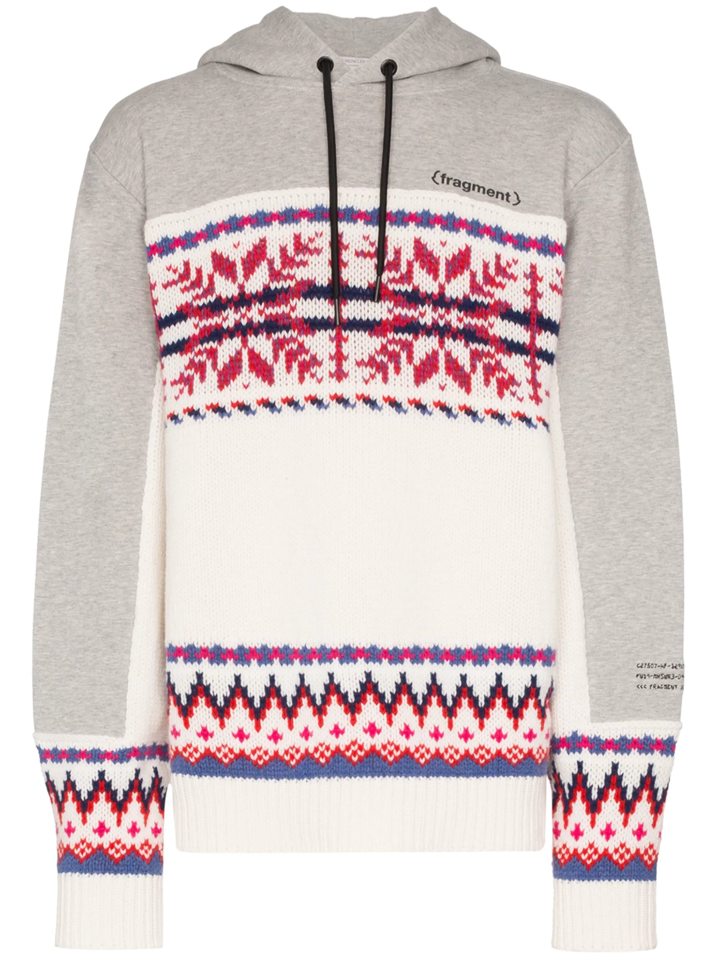 x Fragment fair isle knit sweatshirt