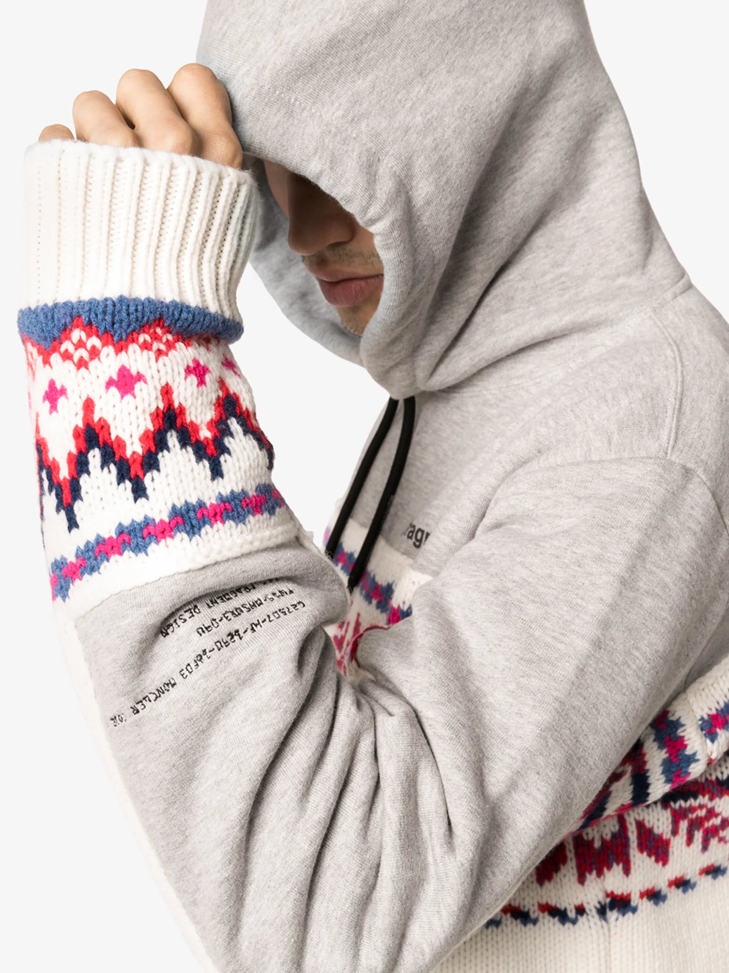x Fragment fair isle knit sweatshirt