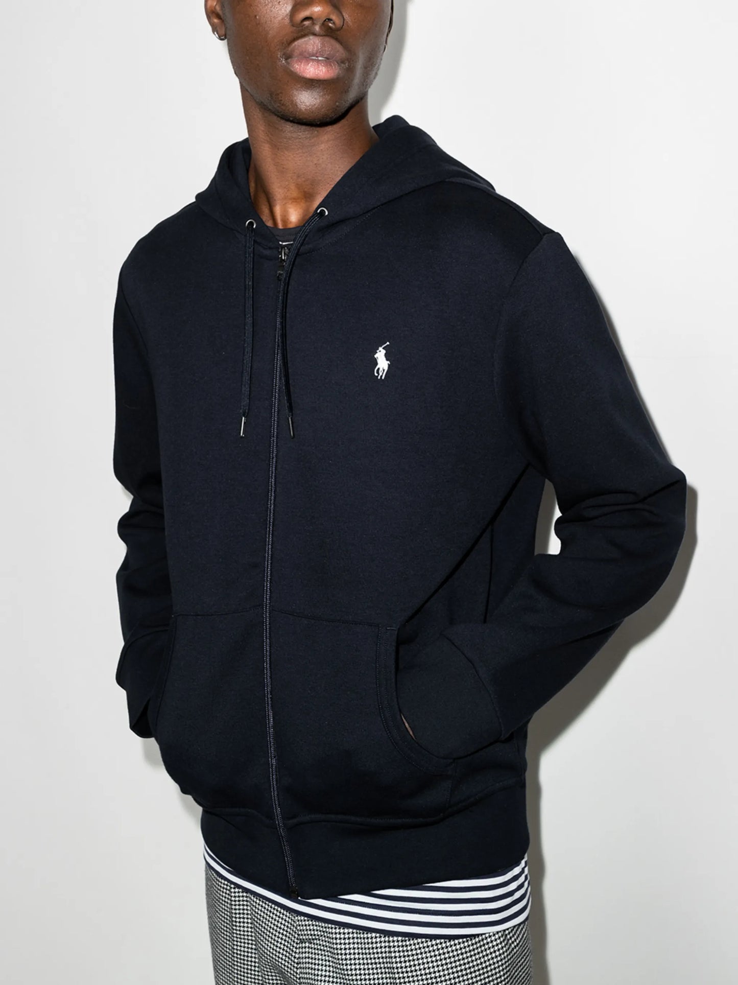 zip-up hoodie