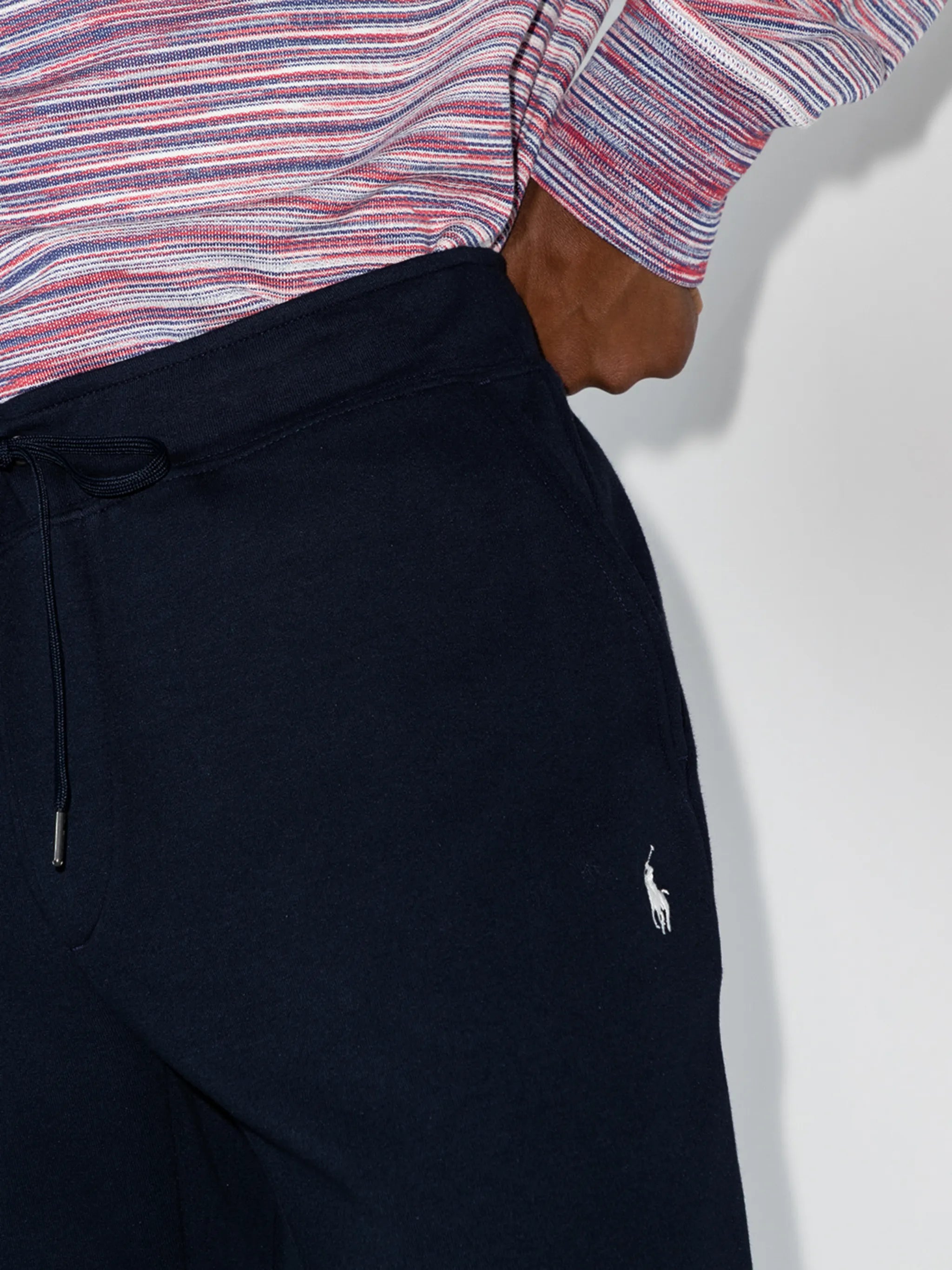 logo-embroidered track pants