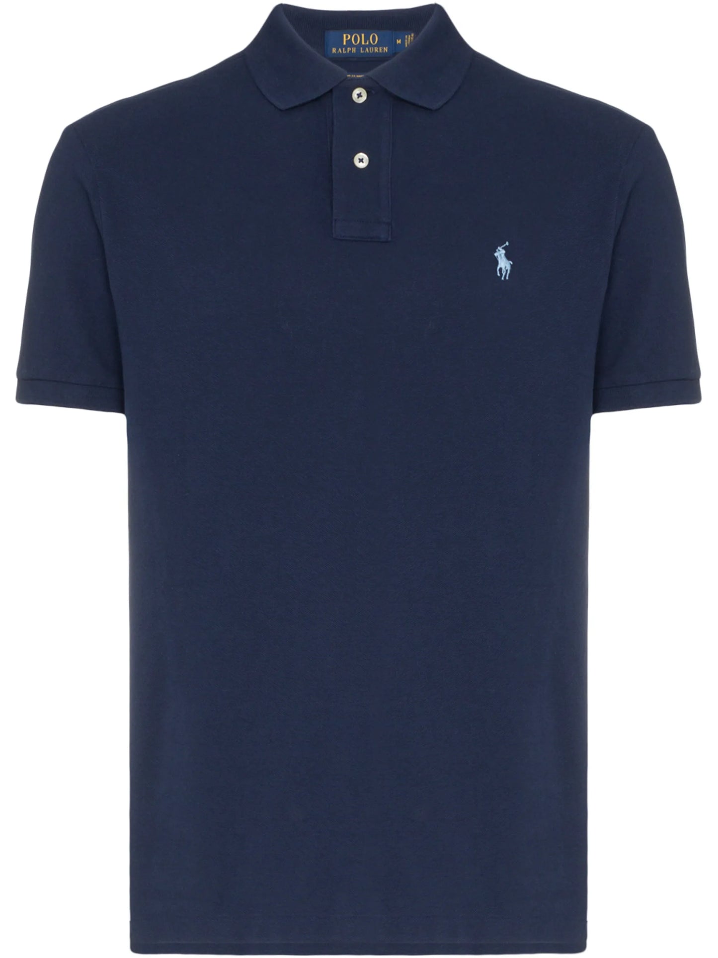 logo-embroidered short-sleeve polo shirt