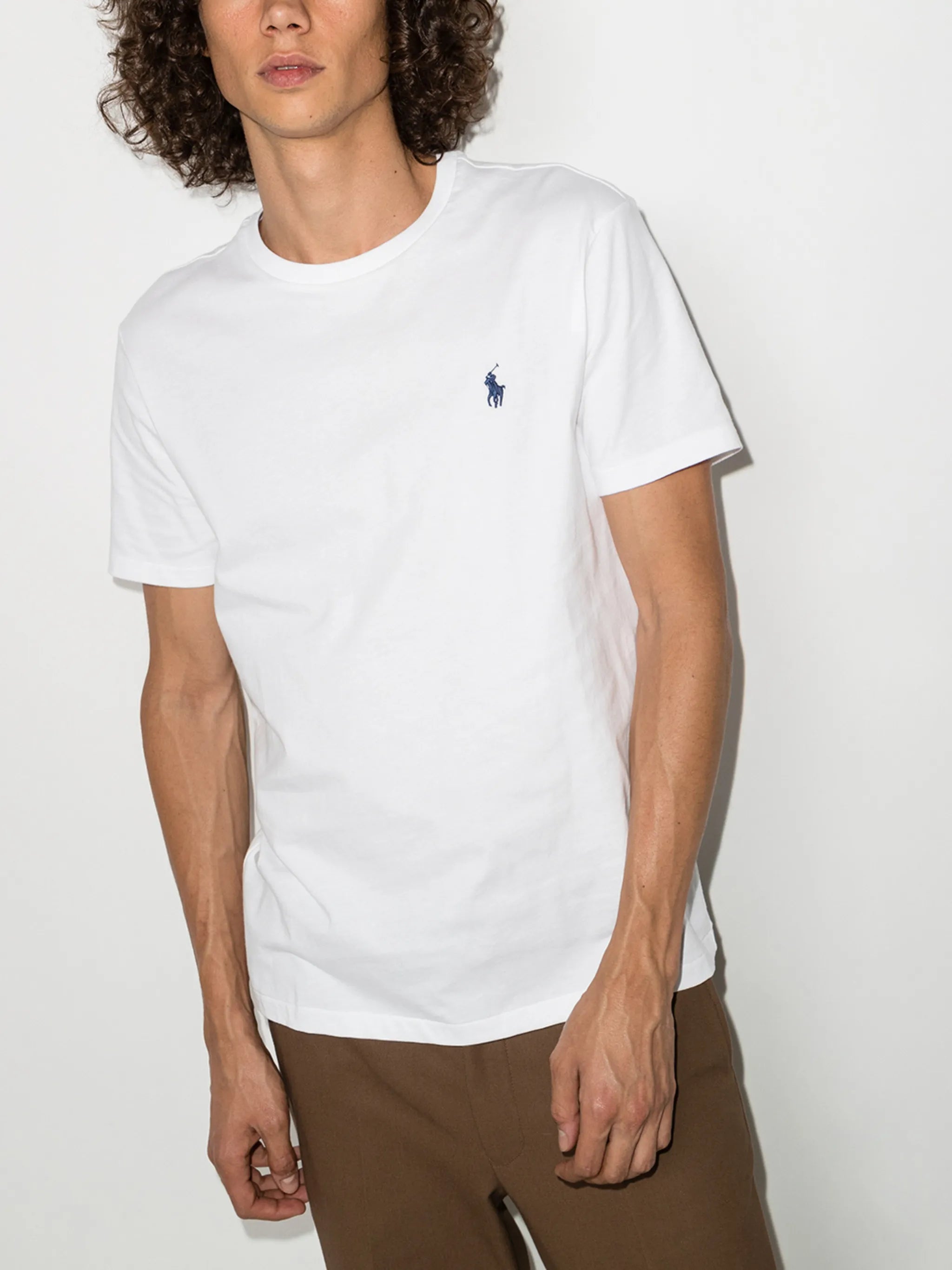 custom slim-fit jersey crewneck T-Shirt