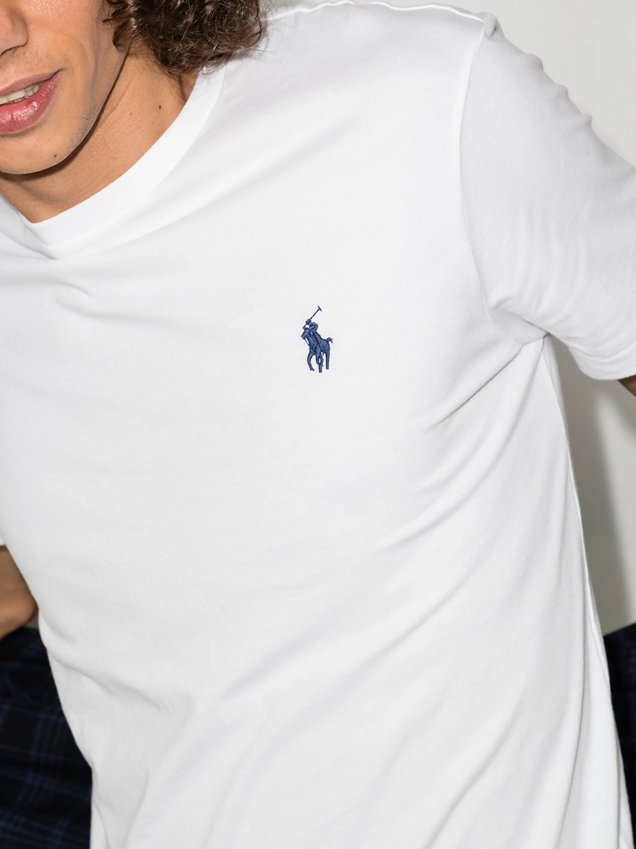 custom slim-fit jersey crewneck T-Shirt