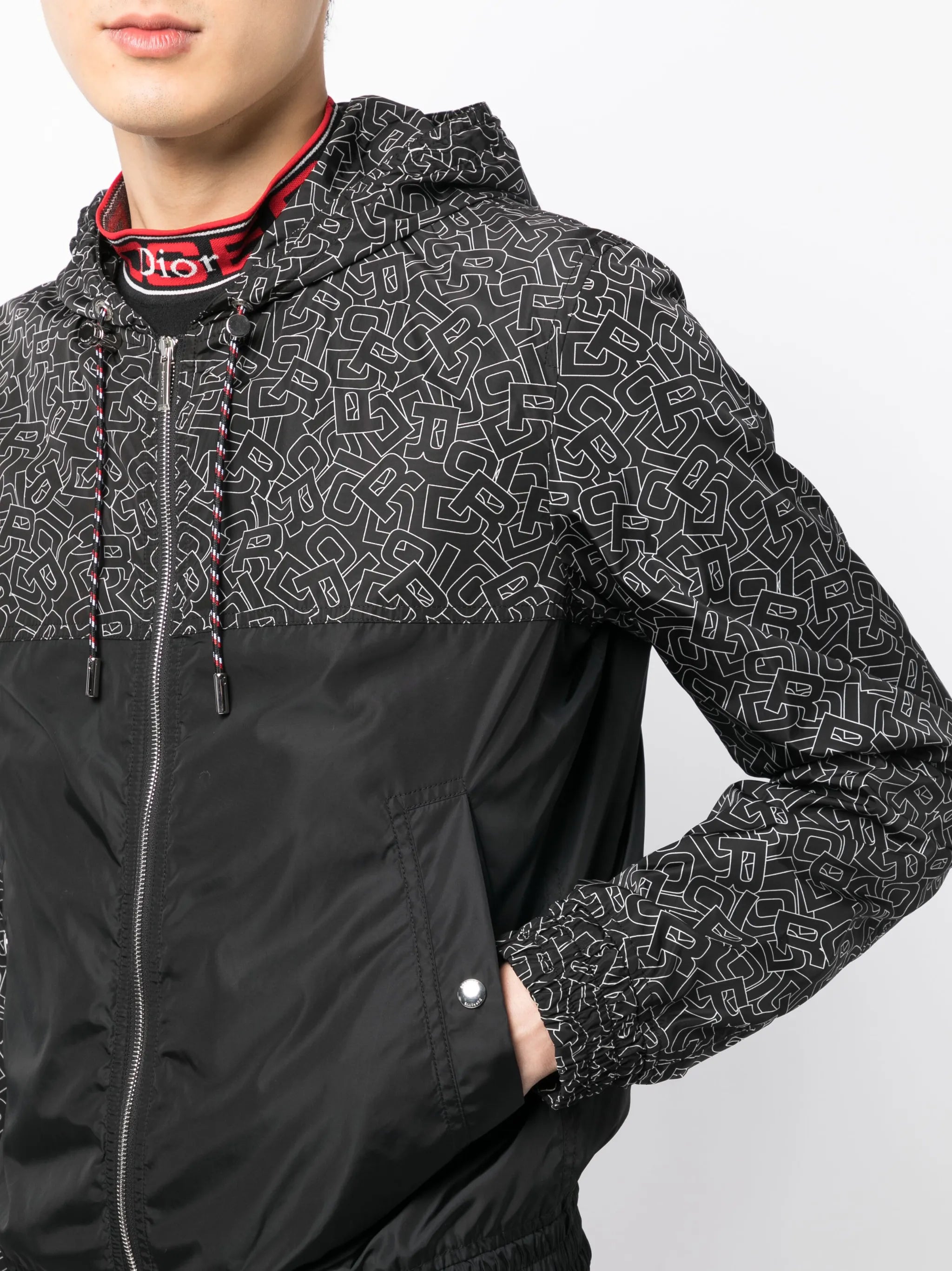 logo-print jacket