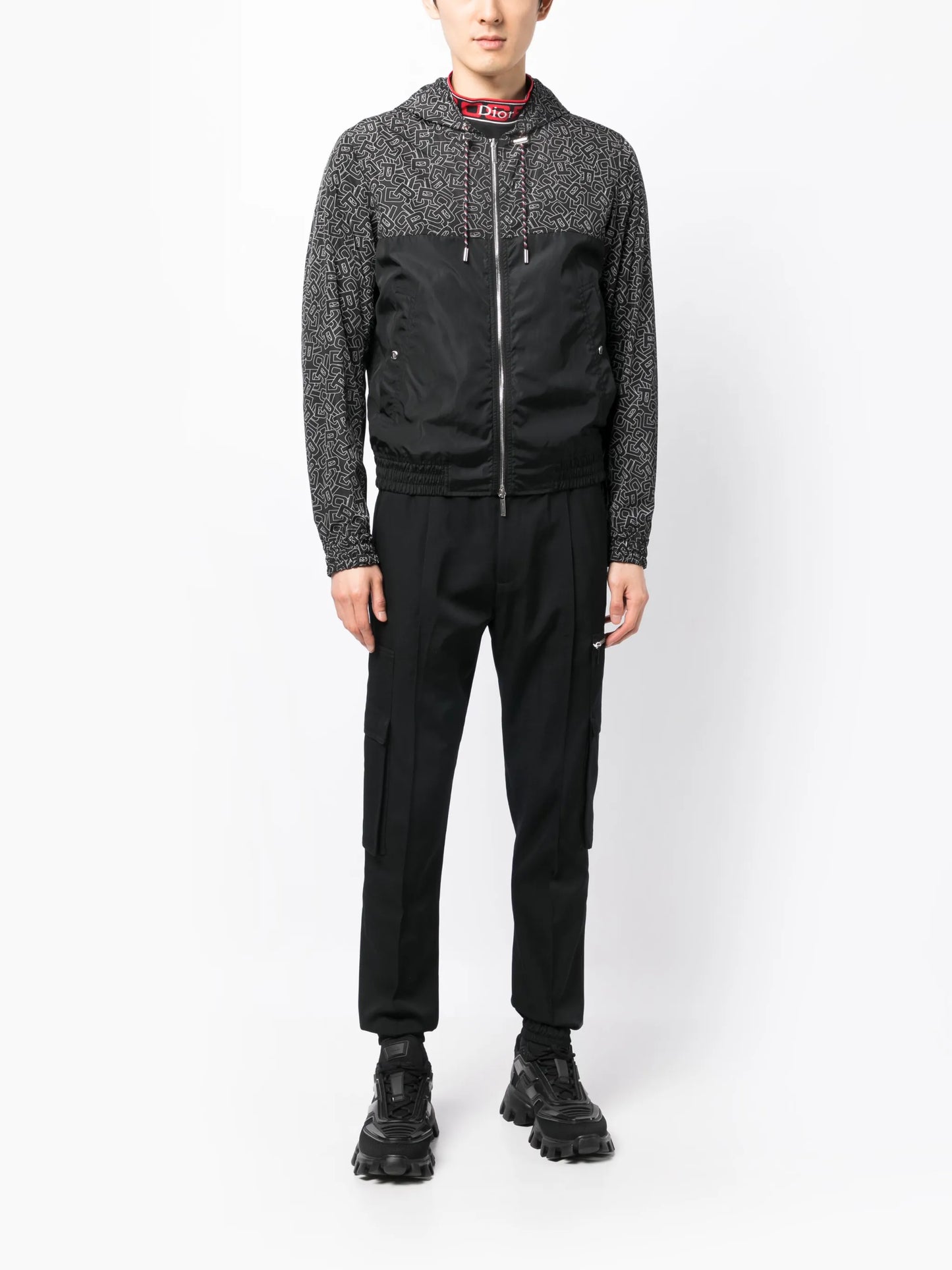 logo-print jacket
