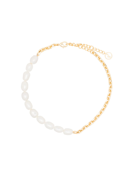pearl chain anklet
