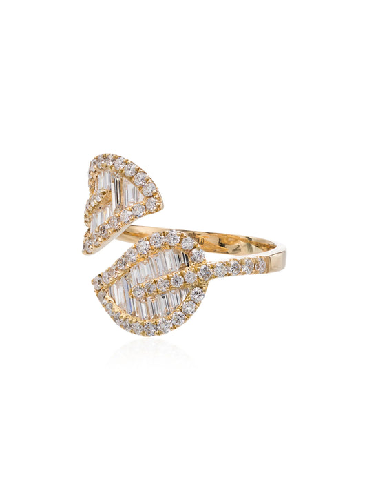 Wrap Leaf ring