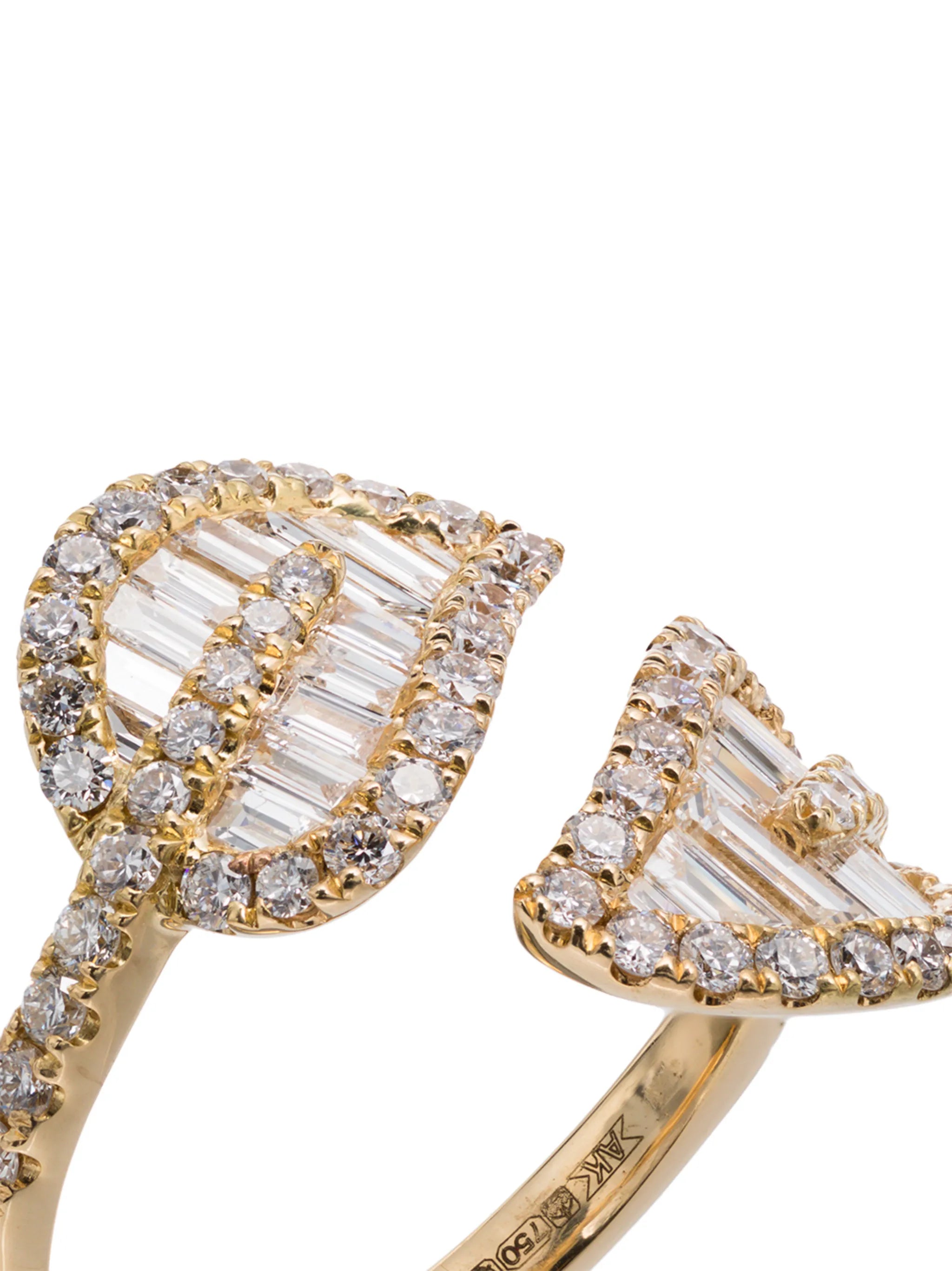 Wrap Leaf ring