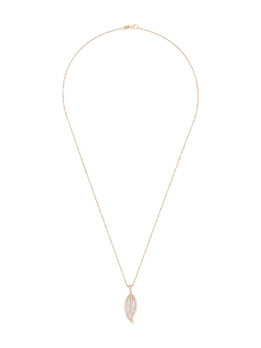 leaf pendant necklace
