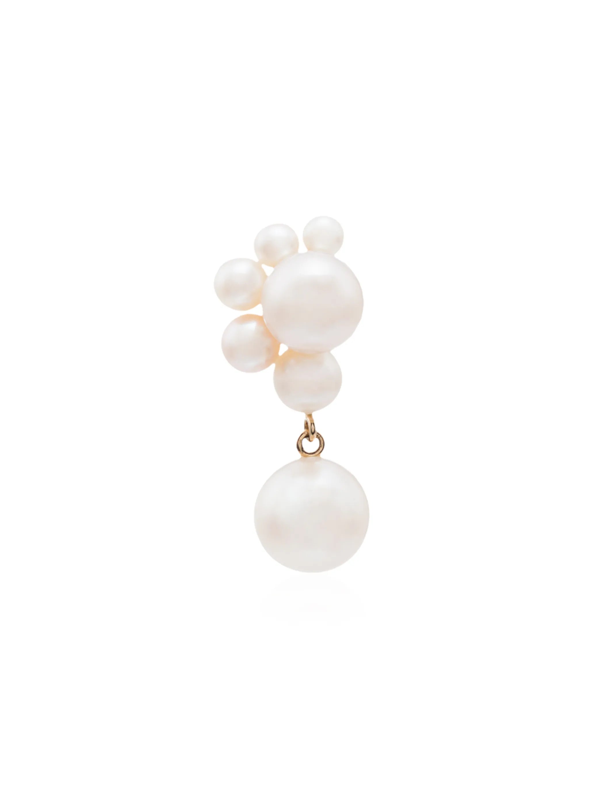 Federico large pearl single earring