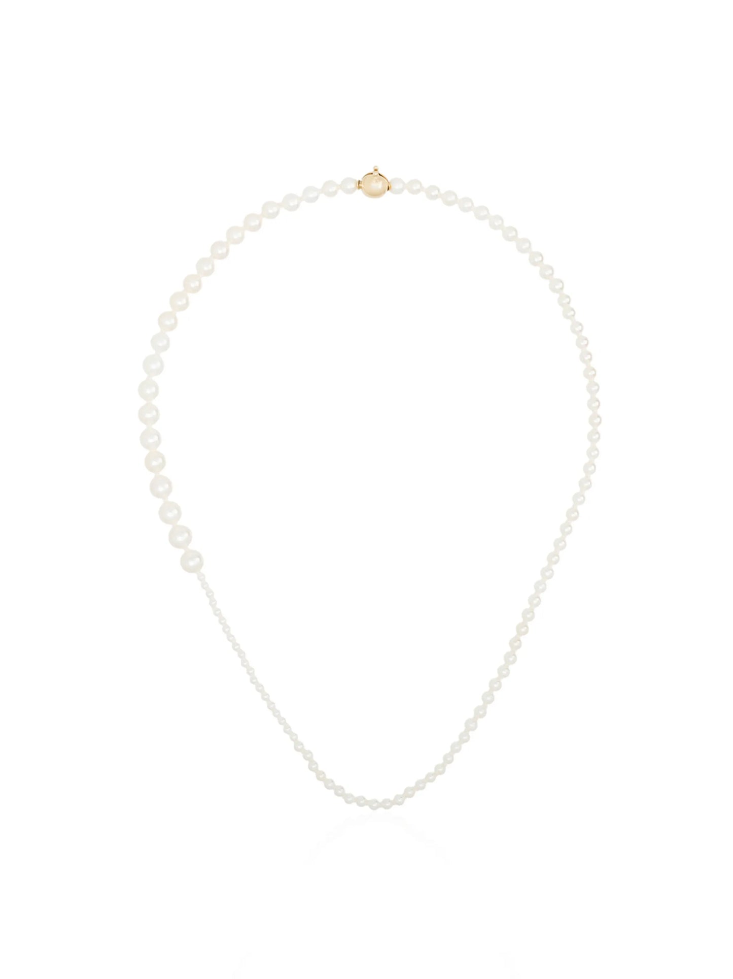 14kt gold pearl necklace