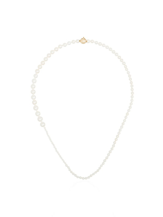 14kt gold pearl necklace