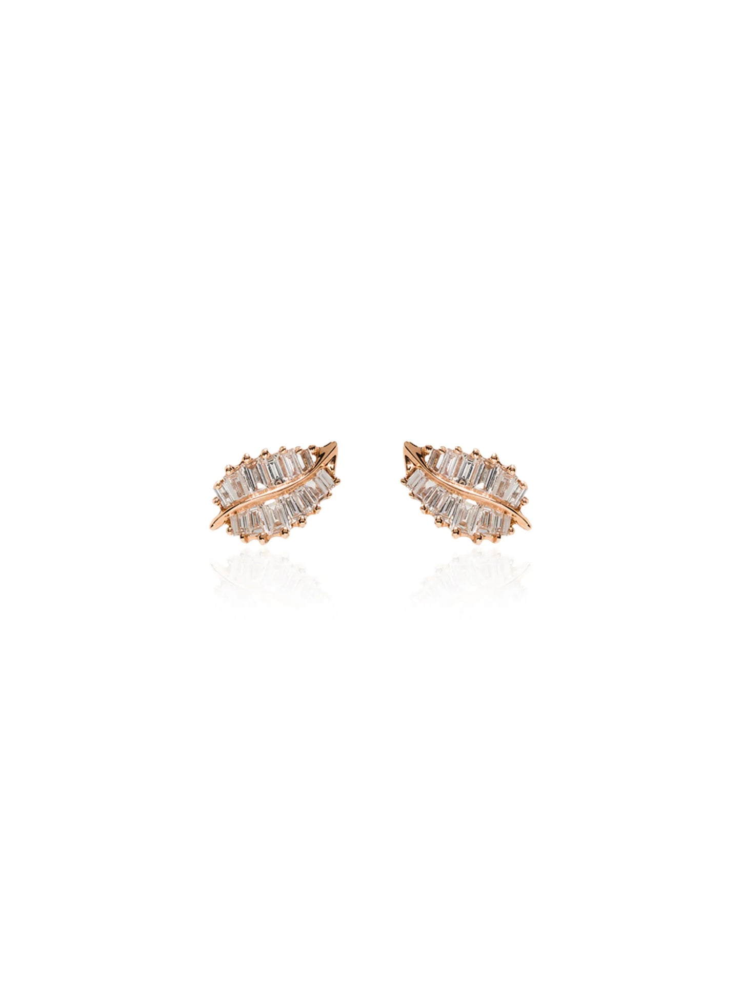 palm leaf earrings