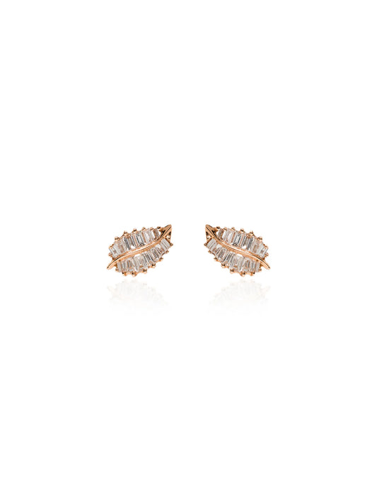 palm leaf earrings