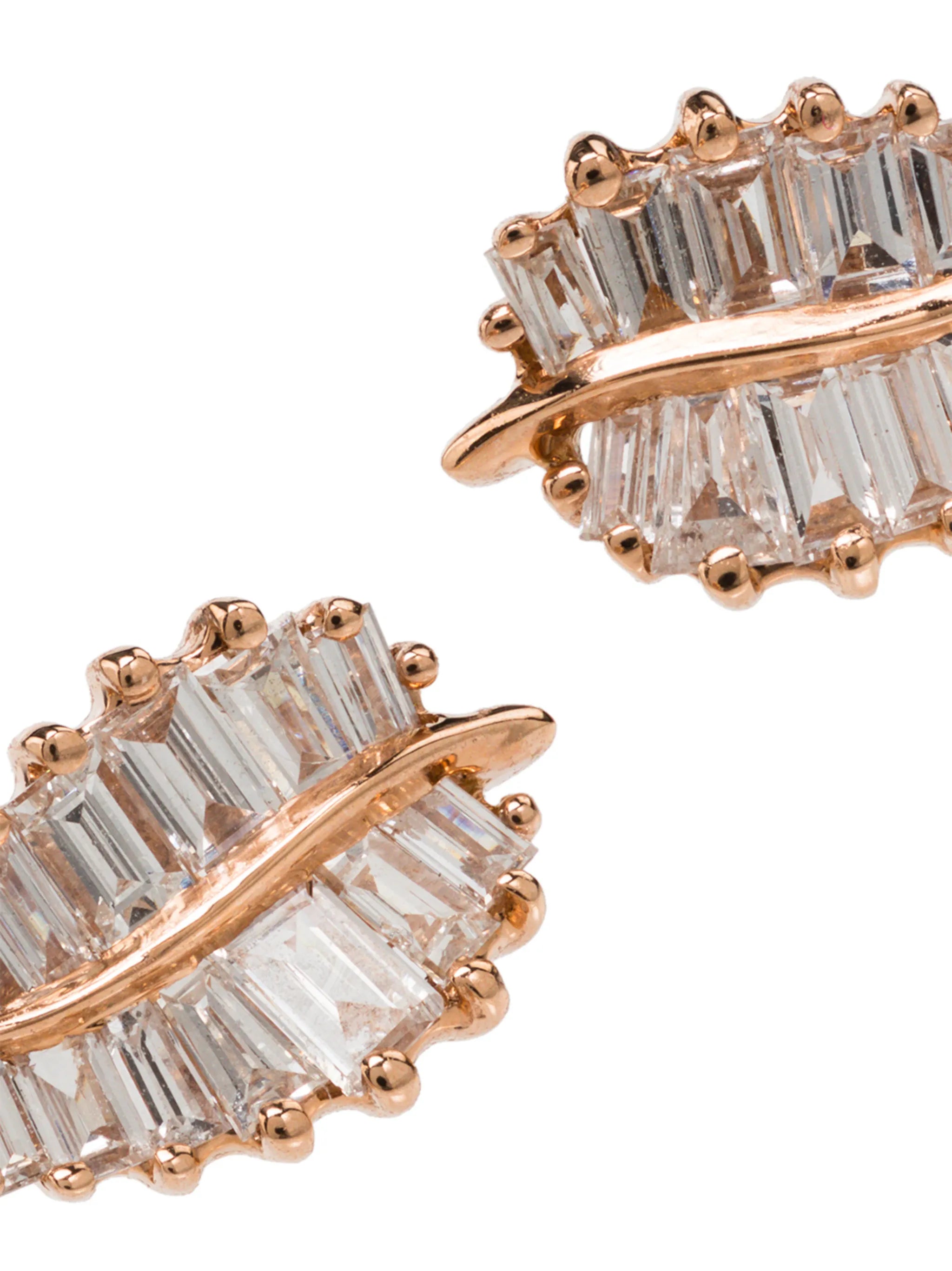 palm leaf earrings