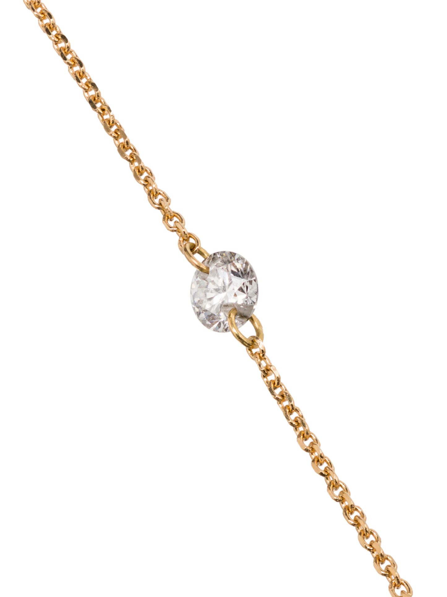 18kt yellow gold and diamond Danaé bracelet