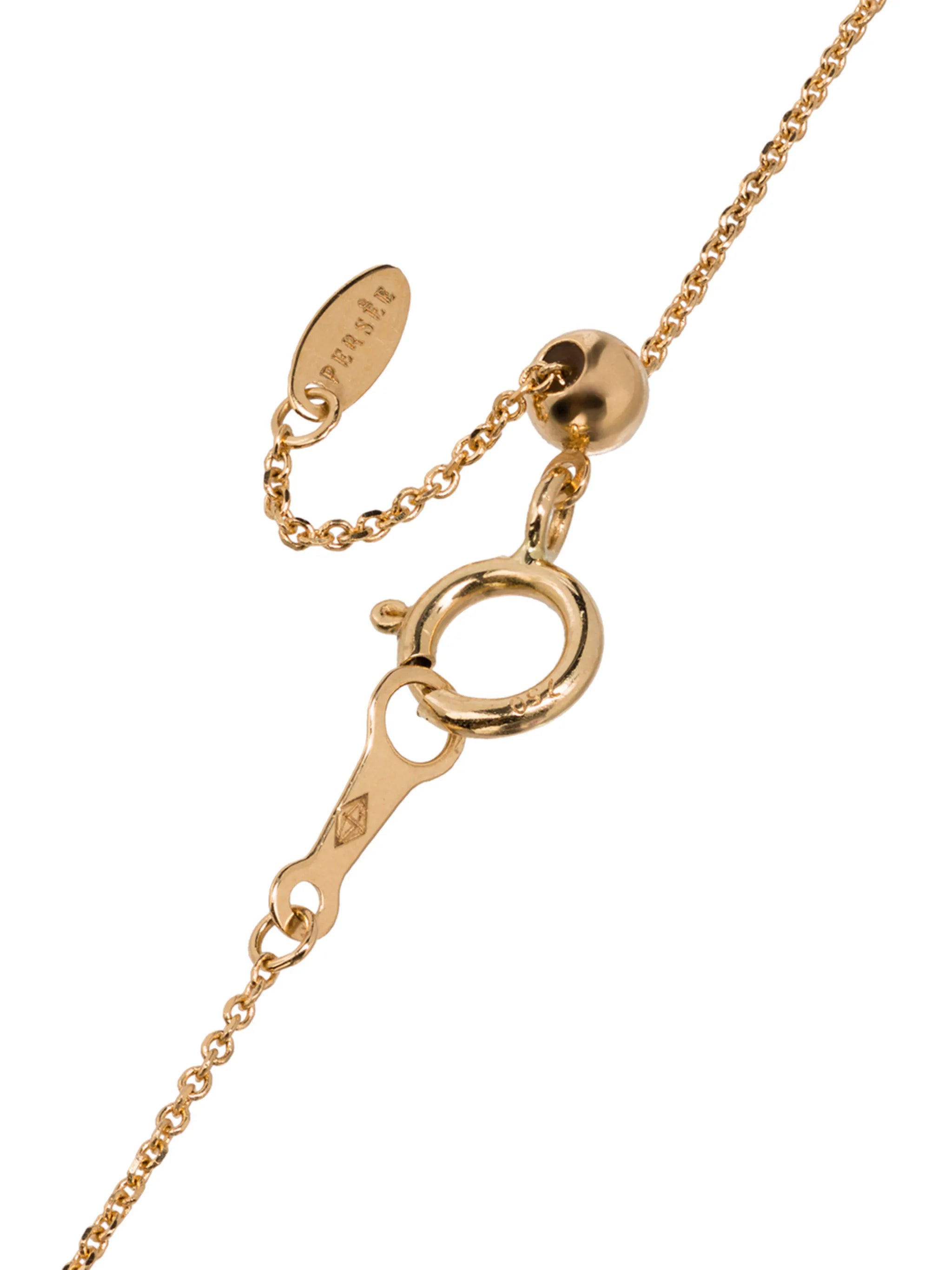 18kt yellow gold and diamond Danaé bracelet