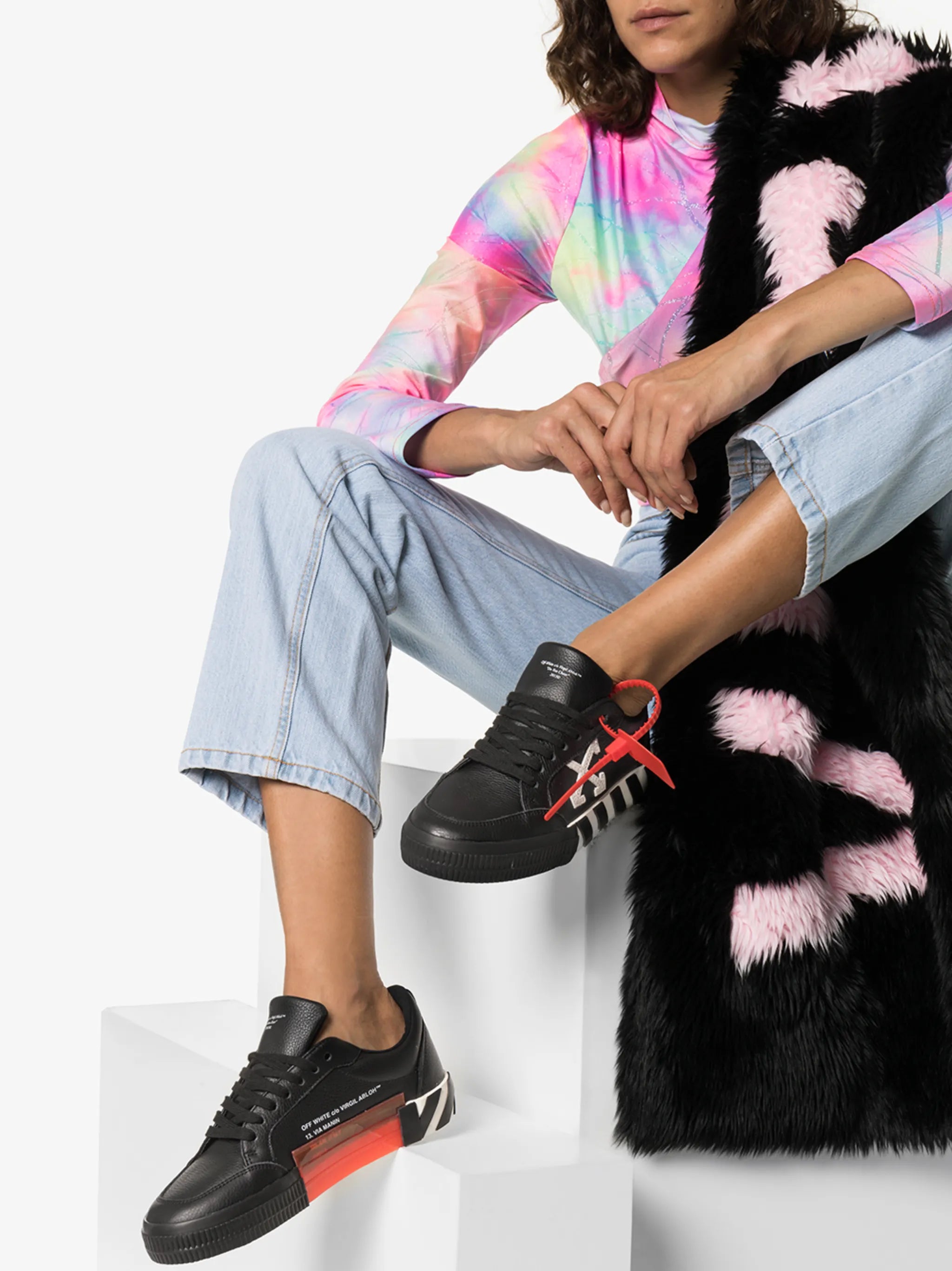 Vulcanized low-top sneakers