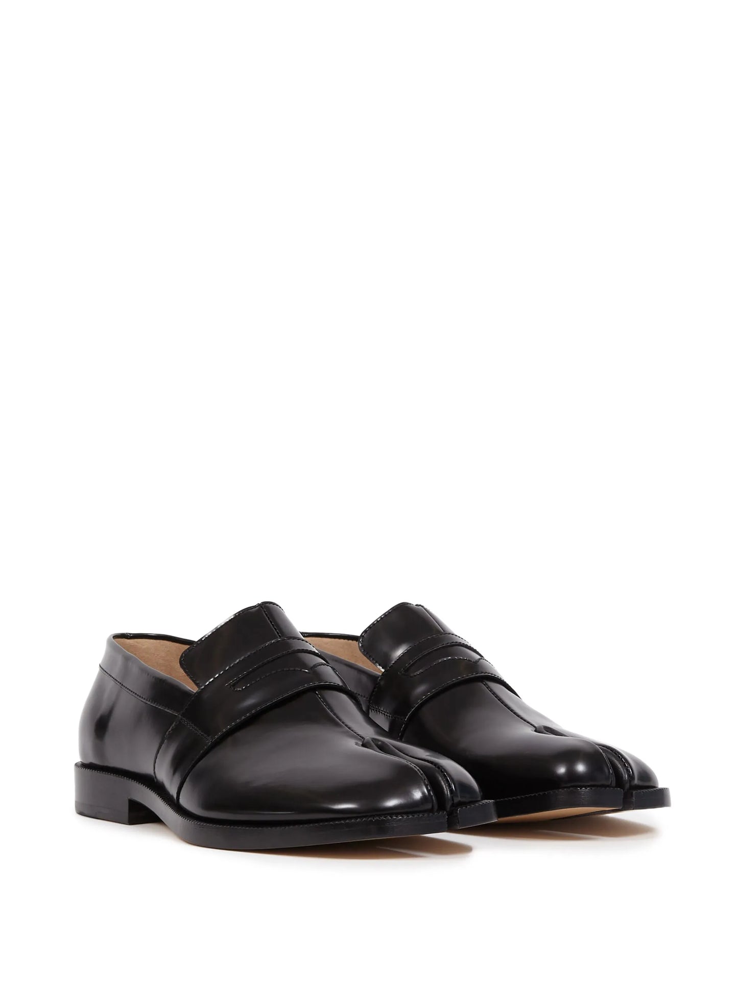 Tabi leather loafers