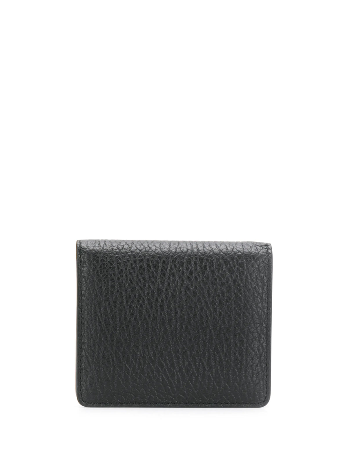 four-stitch leather bi-fold wallet