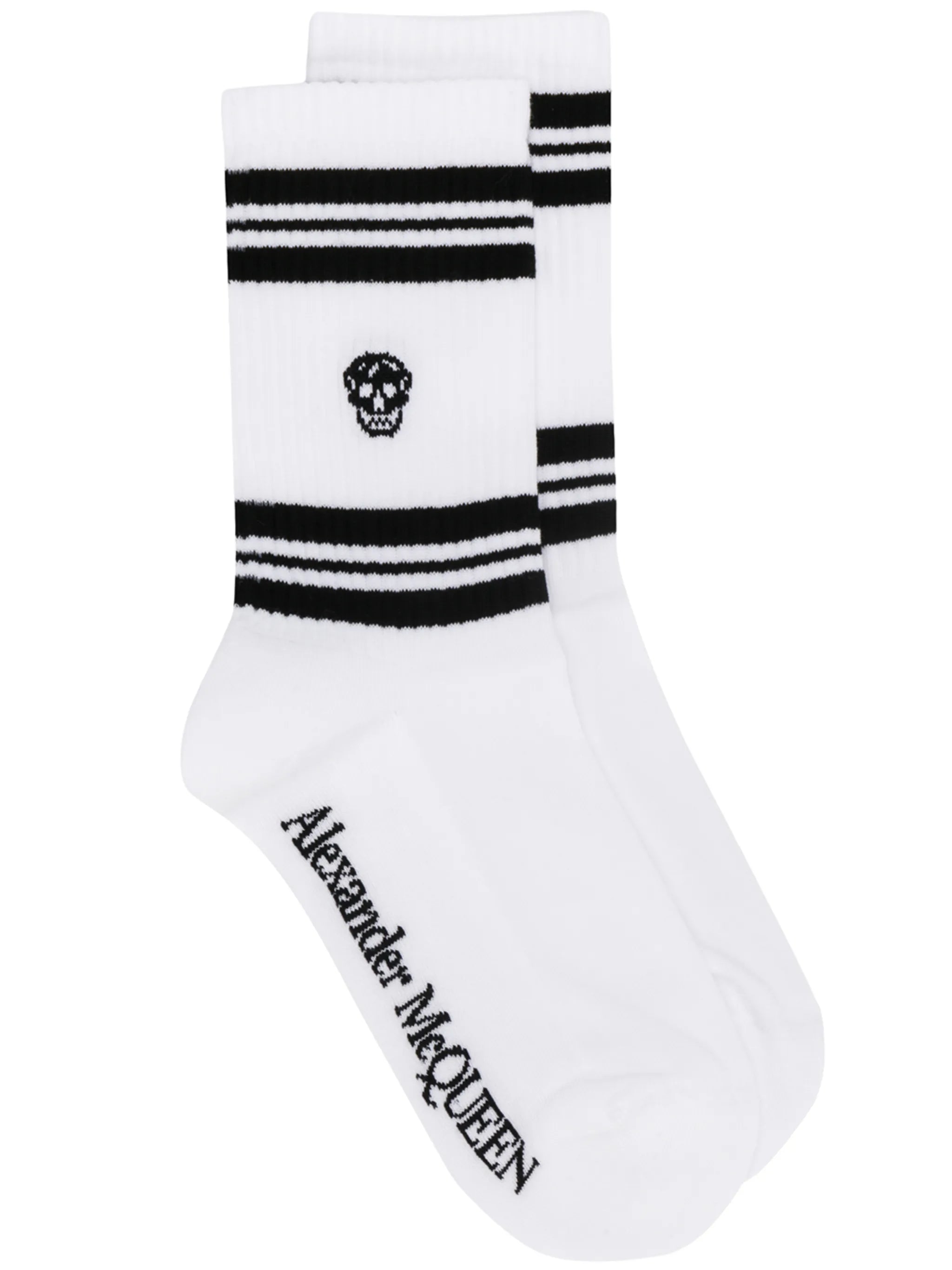 skull knitted socks