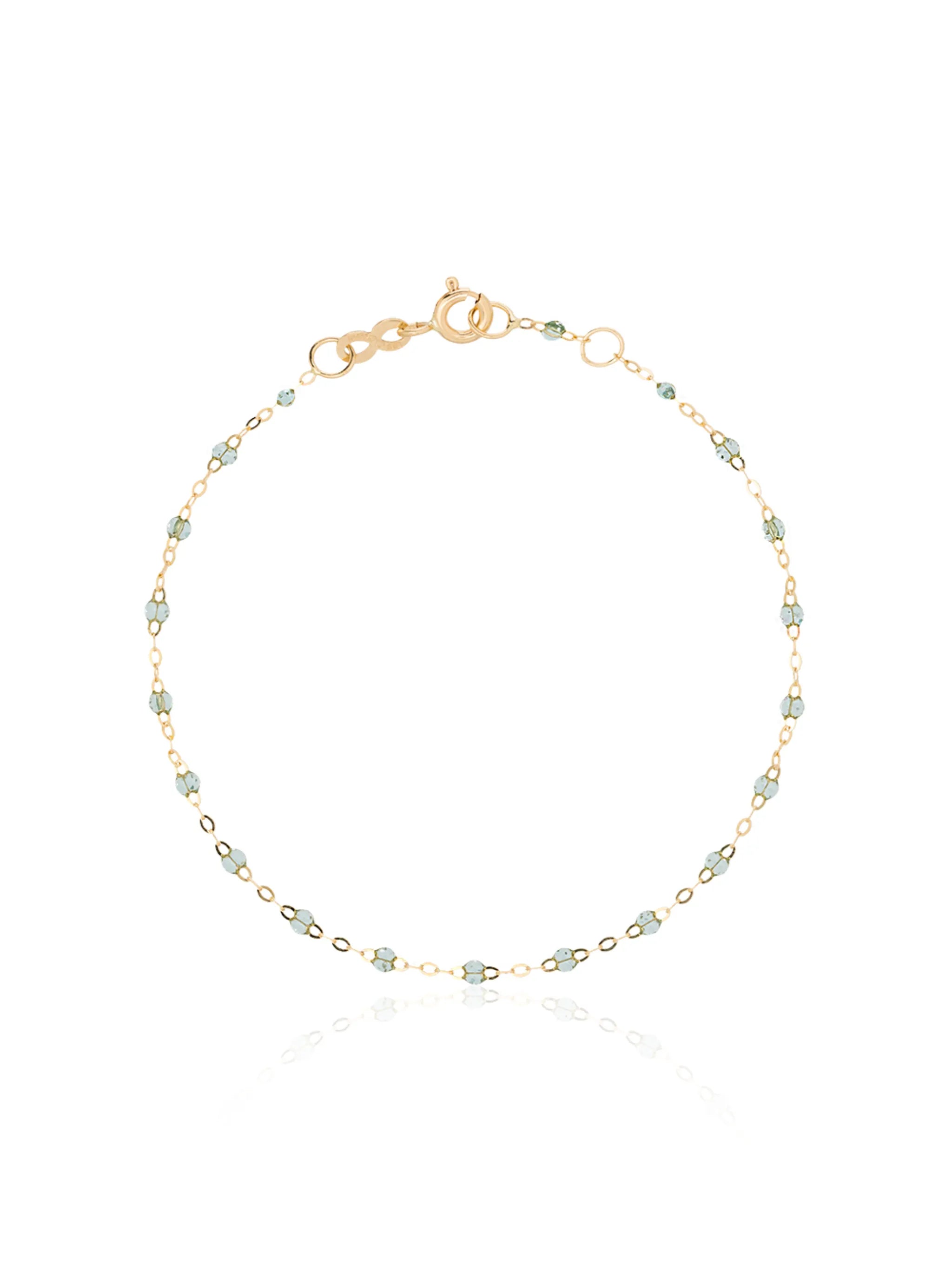 18kt yellow gold beaded bracelet