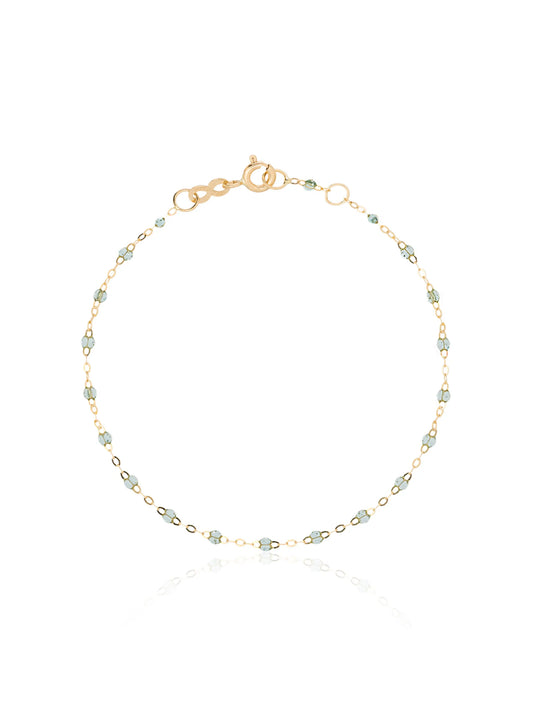18kt yellow gold beaded bracelet